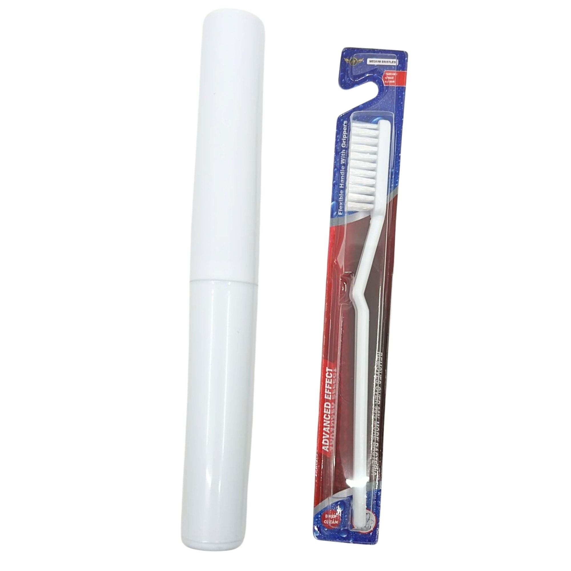 Medium Deep Clean Toothbrush And Holder: 1 Pack Toothbrushes Dental lifestyle use image