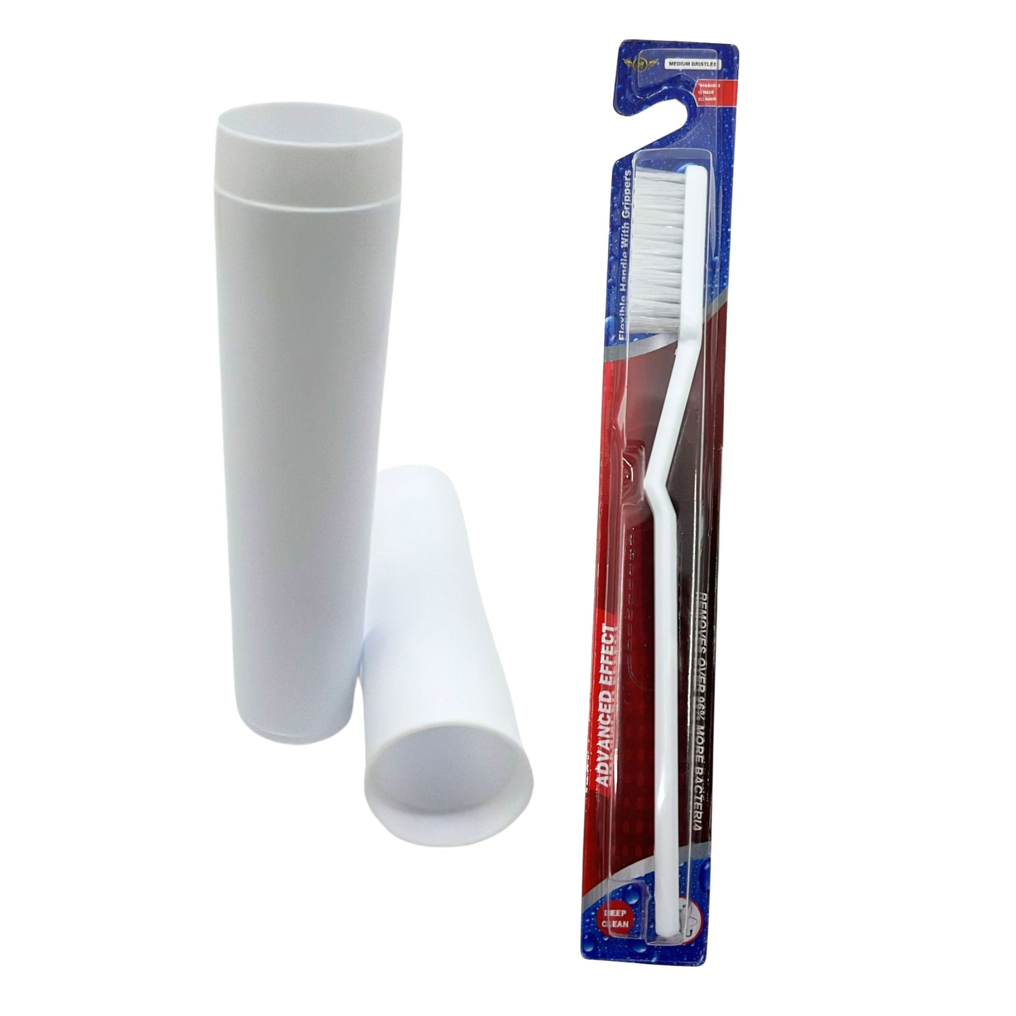 Medium Deep Clean Toothbrush And Holder: 1 Pack Toothbrushes Dental product image 5