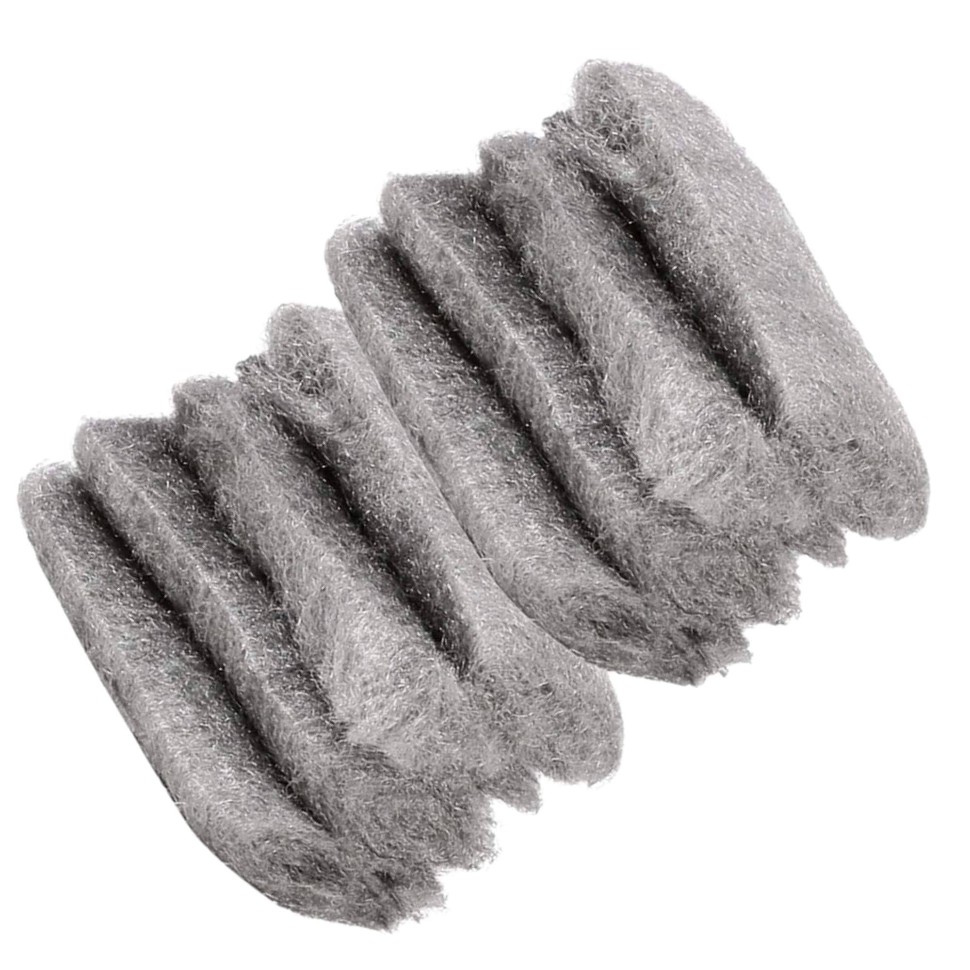 PAMI Grade #0 Medium Fine Steel Wool Pads: 8 Pads Cleaning Steel Wool size and feature image