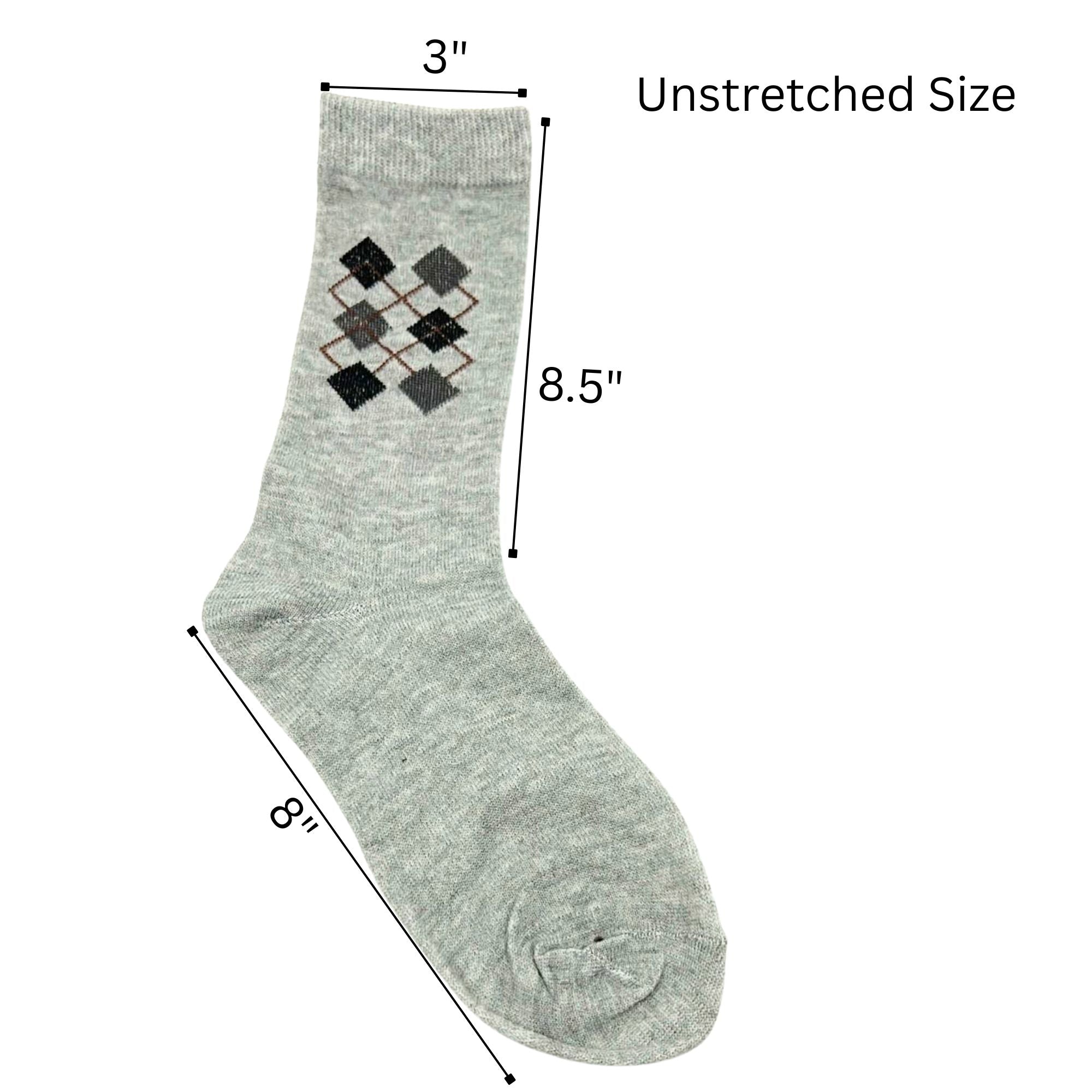 Men’s Dress Socks – Size 10 to13 Classic Comfort & Style:1 Pair Men's Socks Men Socks product detail image