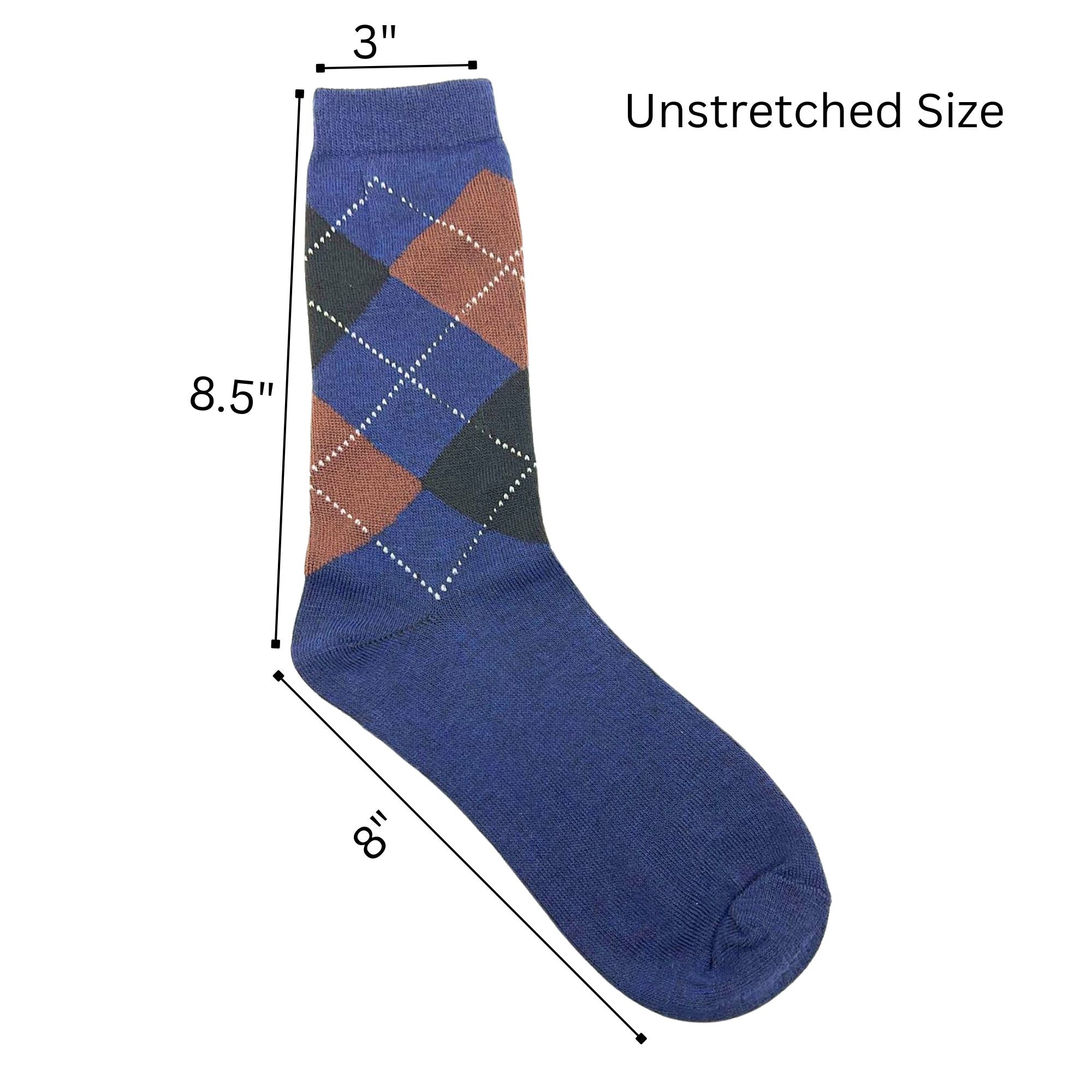 Men’s Dress Socks Size 10 to 13 Classic Comfort & Style: 1 Pair Men's Socks Men Socks product detail image
