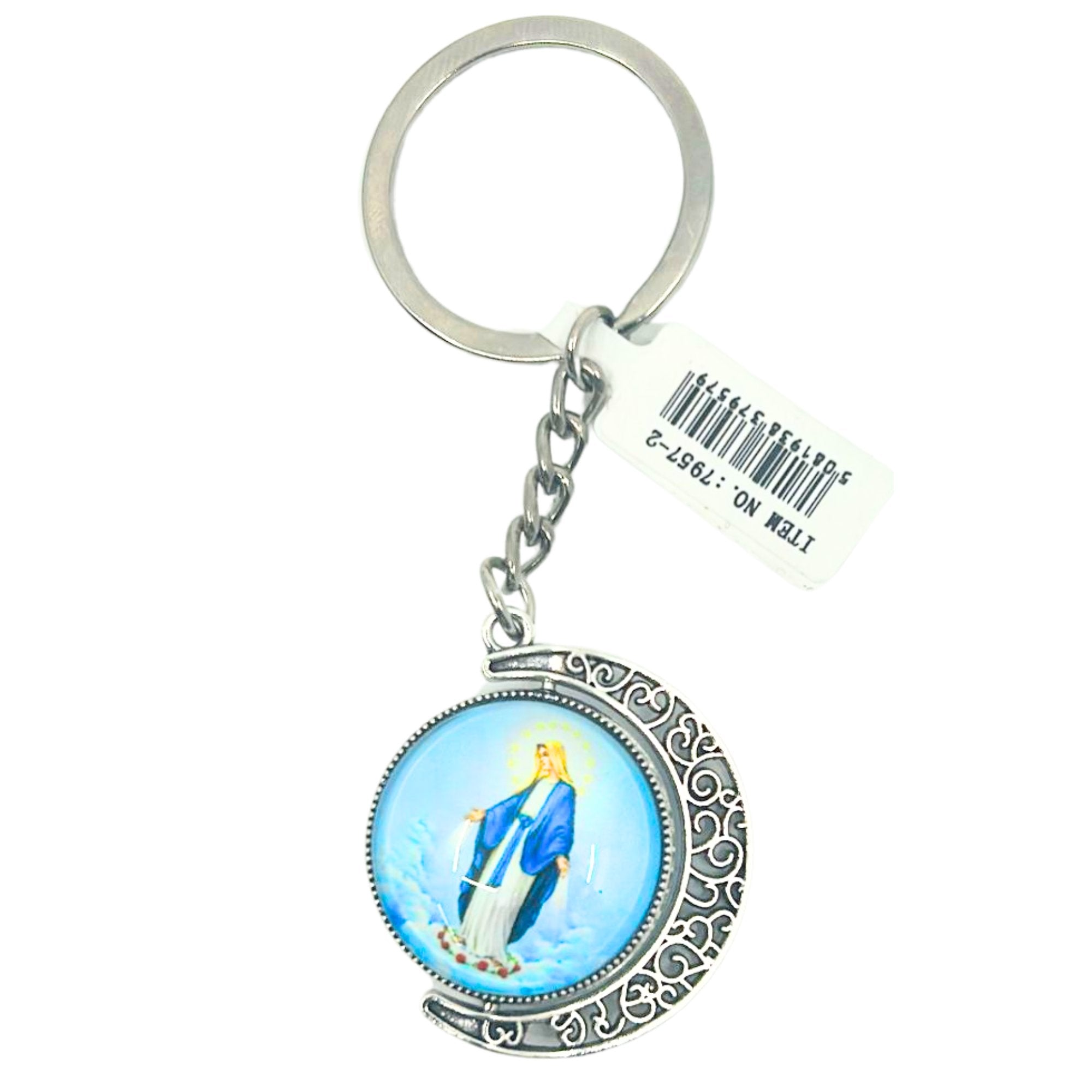 Mercy Icon Key Chain – Inspirational Religious Accessory for Everyday Carry: 1 Pack Keychain, Novelty & Souvenir Catalog