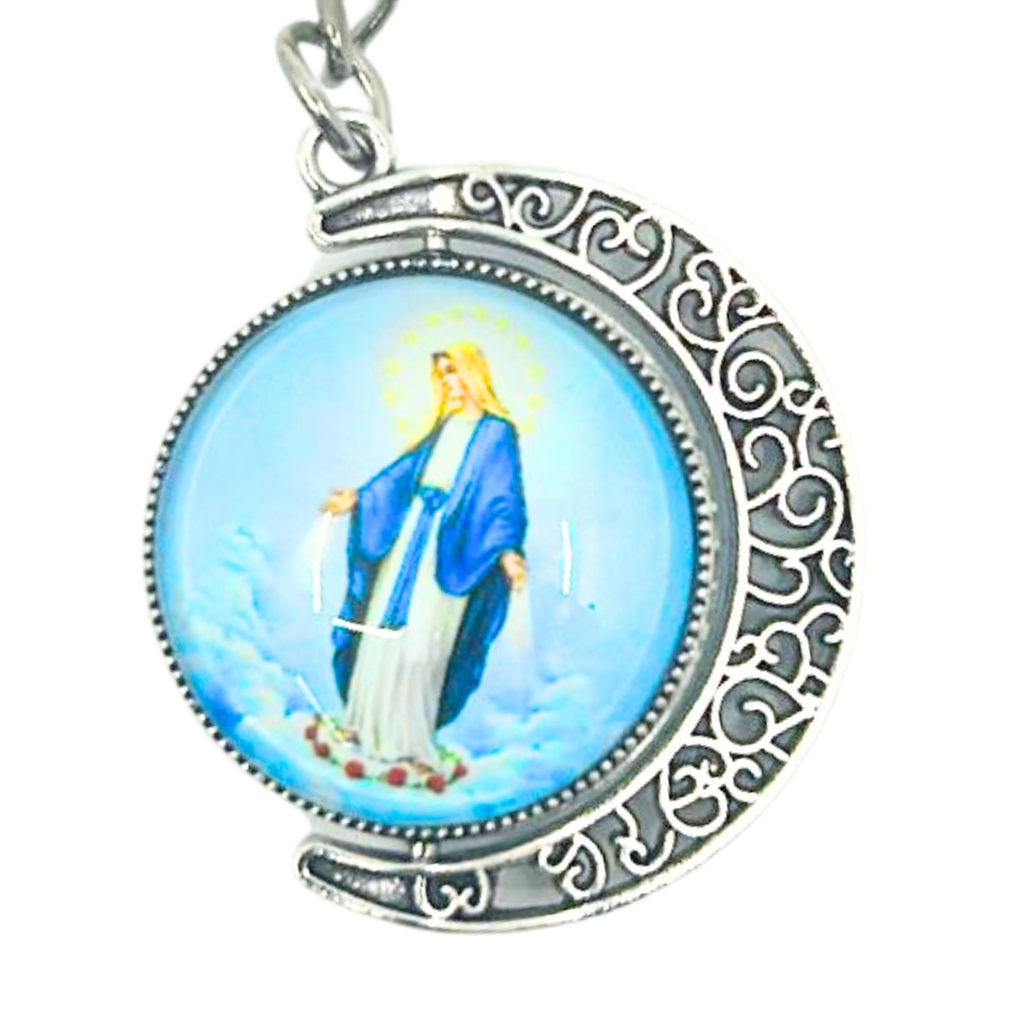 Mercy Icon Key Chain – Inspirational Religious Accessory for Everyday Carry: 1 Pack Keychain, Novelty & Souvenir Catalog
