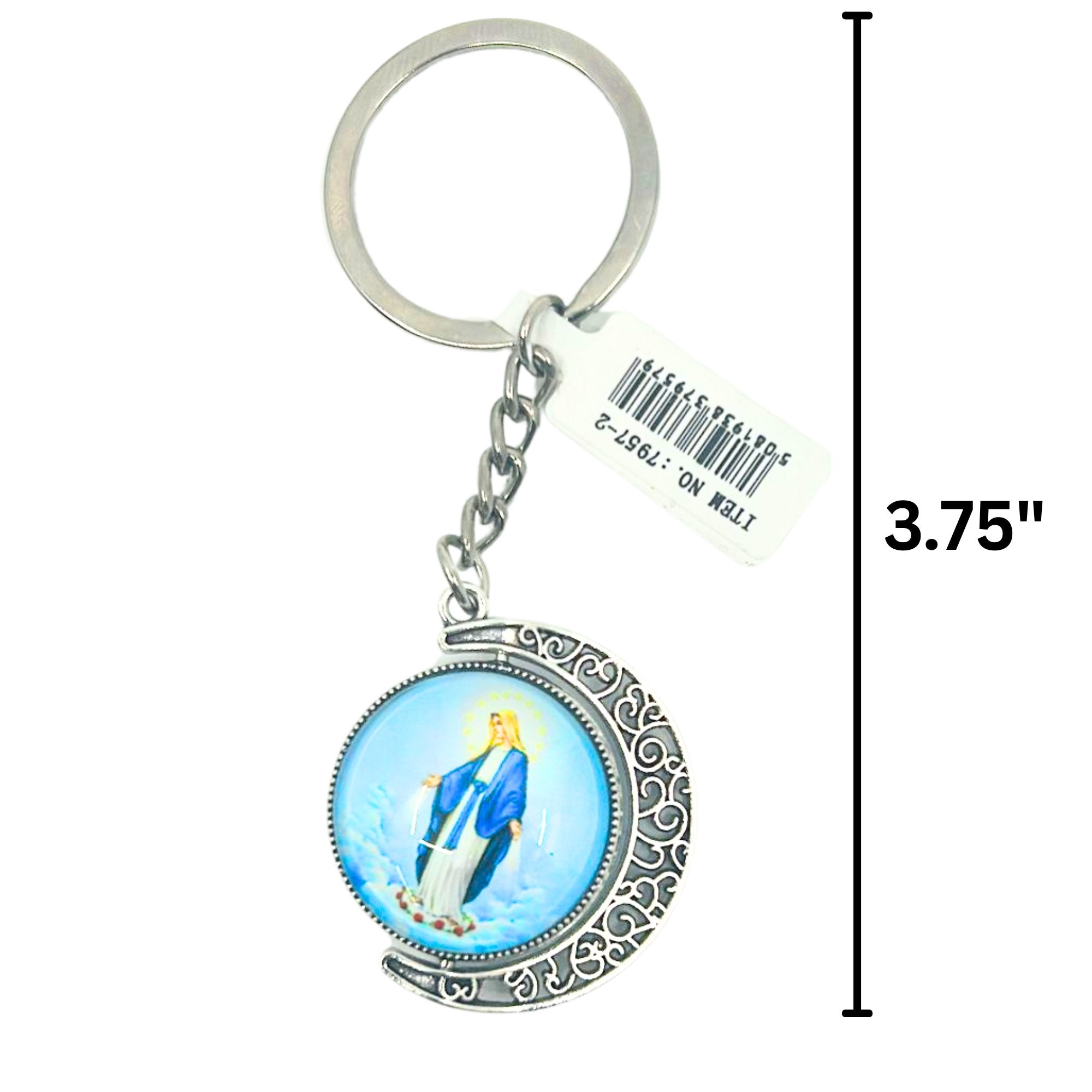 Mercy Icon Key Chain – Inspirational Religious Accessory for Everyday Carry: 1 Pack Keychain, Novelty & Souvenir Catalog