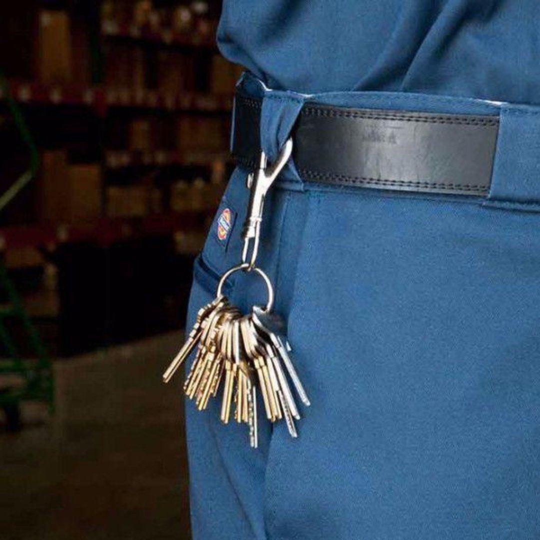 Metal Snap Hook with Key Ring