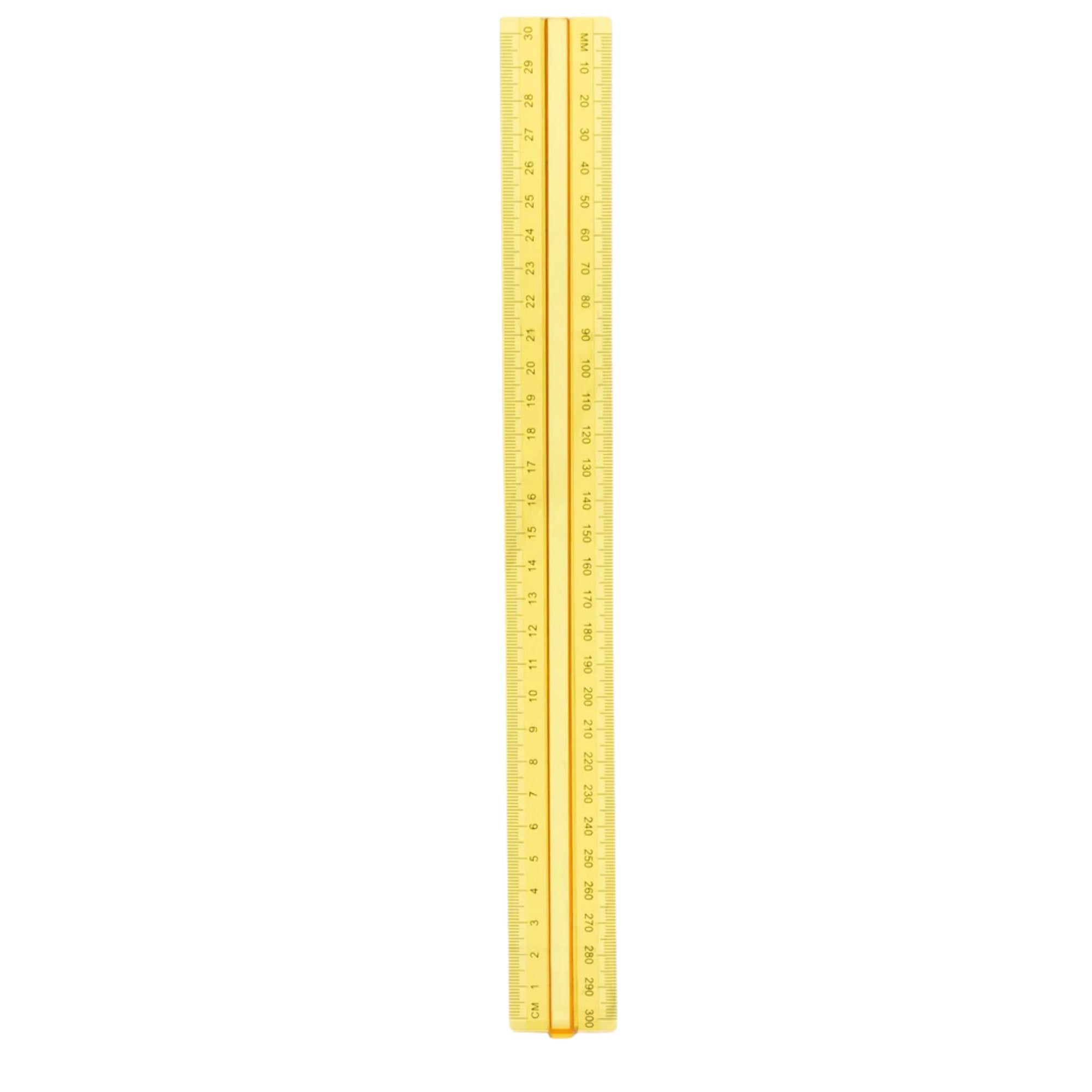 12" Metric & Imperial Scale Raised Grip Aluminium Ruler: 1 Pack Rulers product image 9