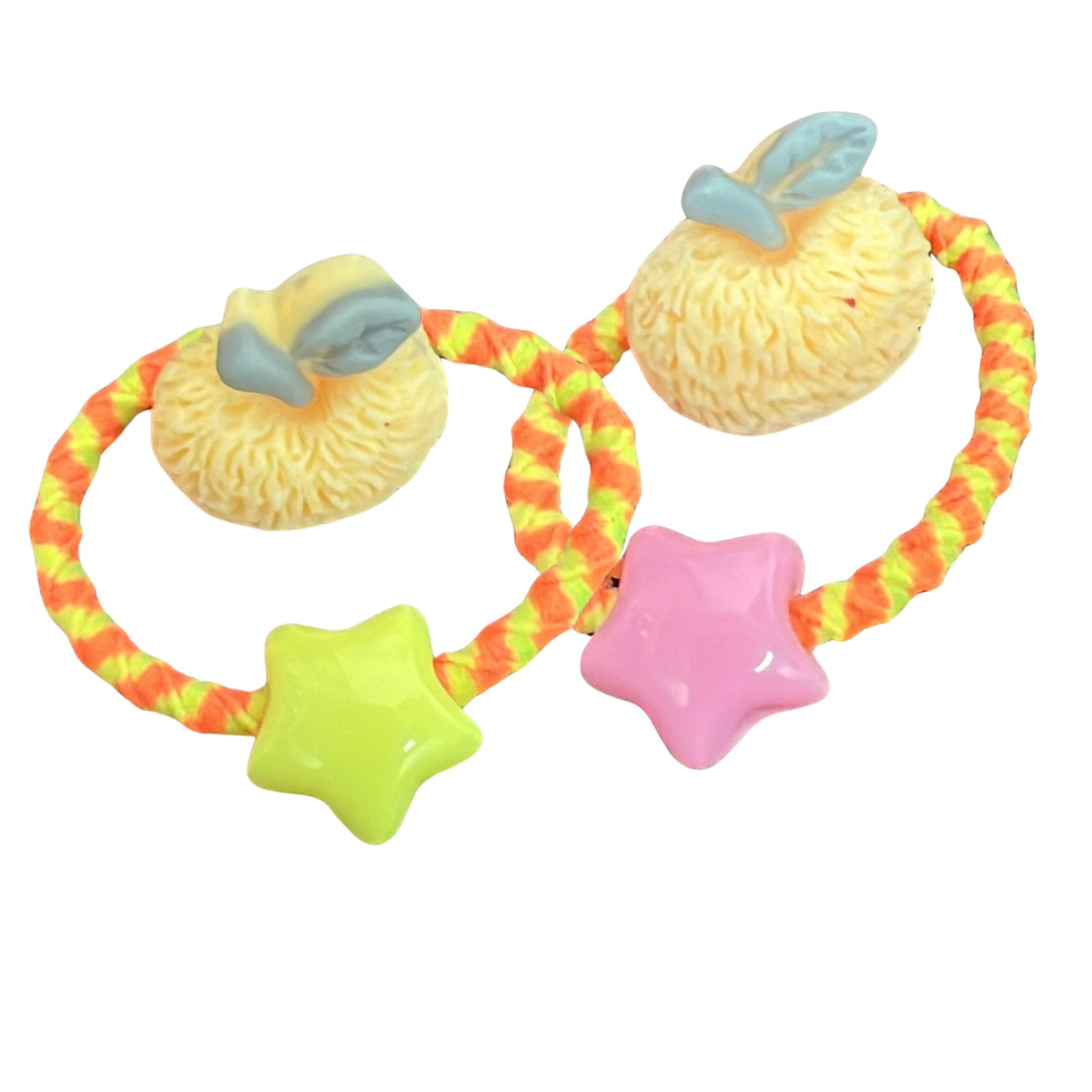 Pair of Small Apple-Shaped Hair Bands