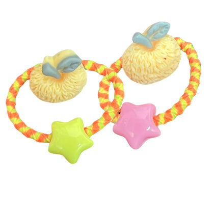 Pair of Small Apple-Shaped Hair Bands