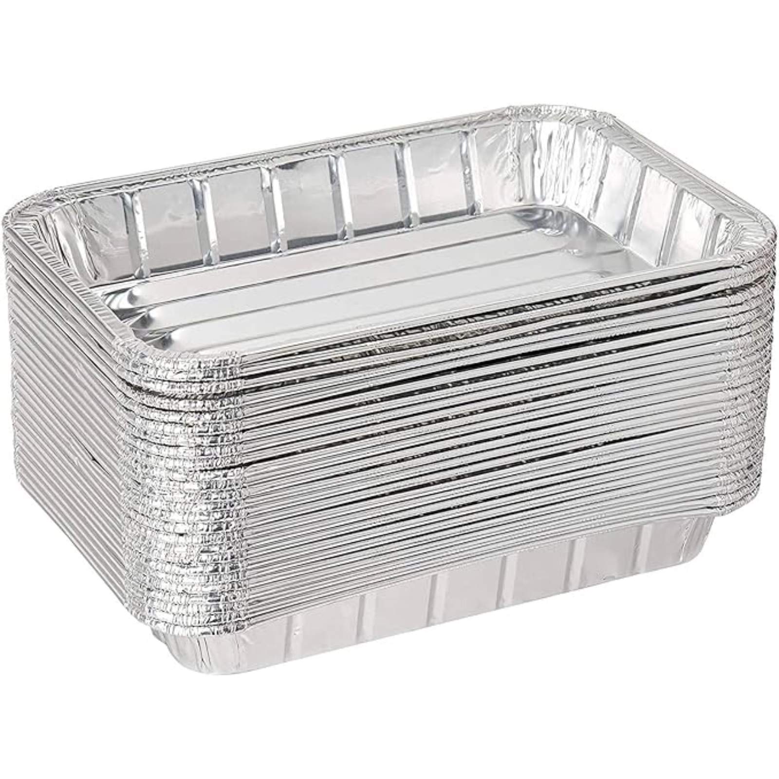 Small /Mini Broiler Disposable Aluminum Baking Pan: 4 Pack Broiling Pans product image 7
