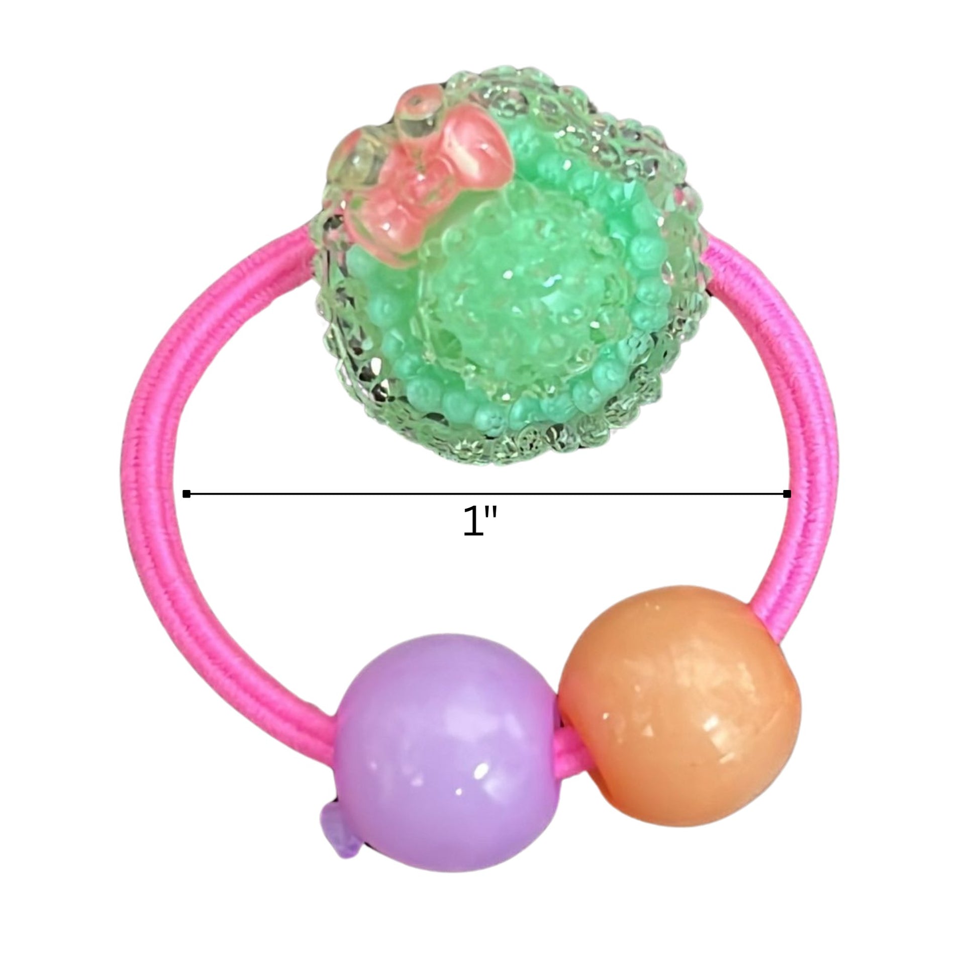 Pair of Small Flower-Shaped Hair Bands