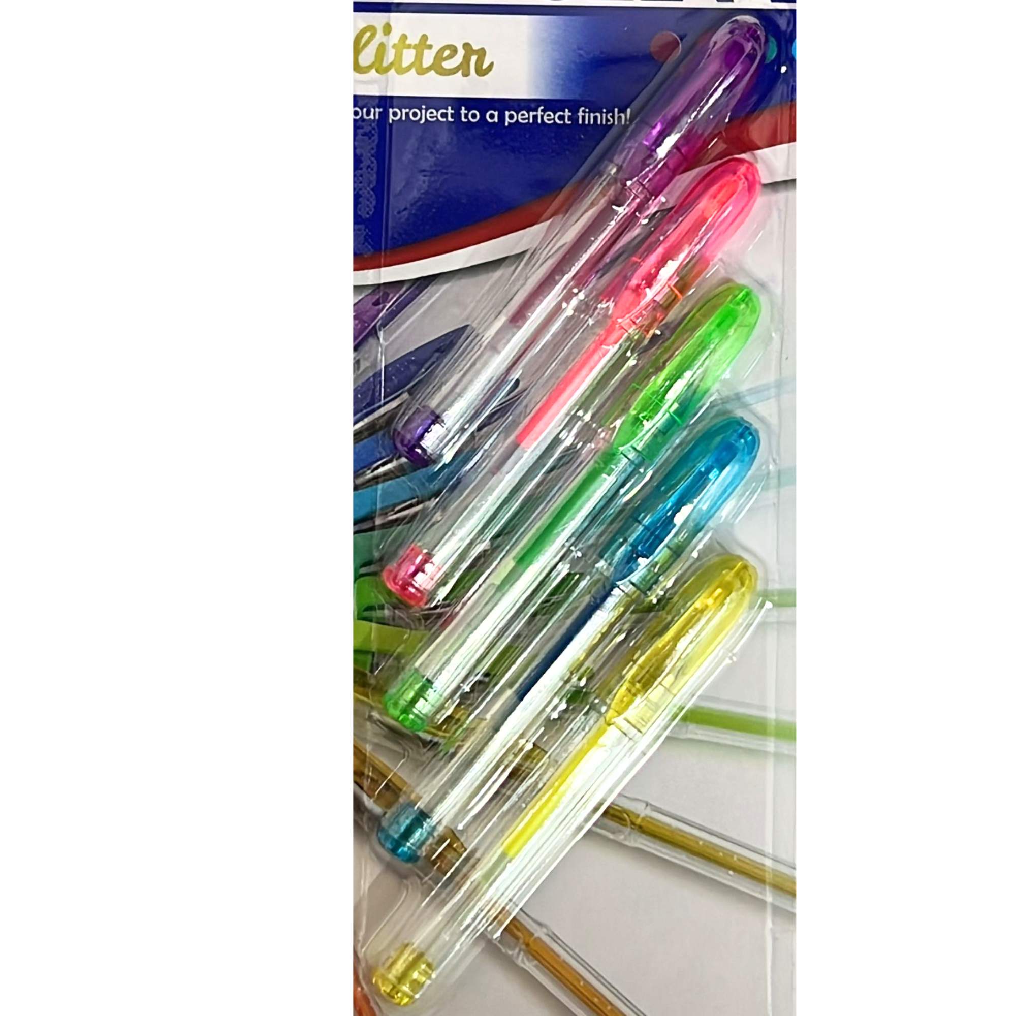 Elite Series –Mini Glitter Gel Pens: 5 Pack product detail image