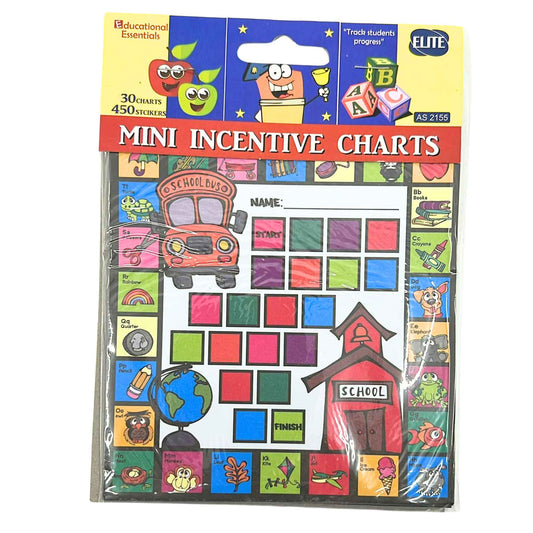Mini Incentive Charts with Reward Stickers