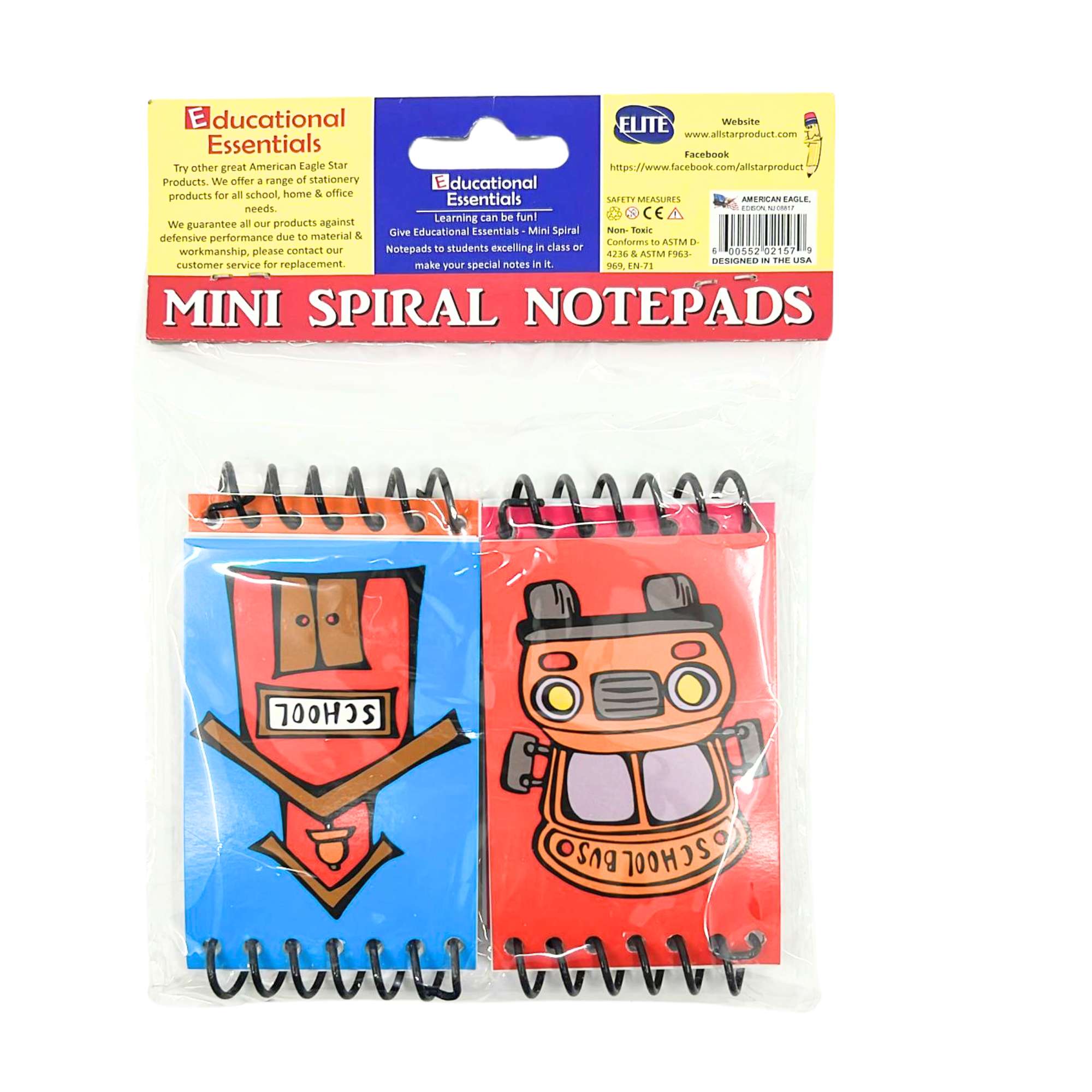 Mini Spiral Notepads Compact & Convenient for Notes On the Go: 4 Notepads Notebook School size and feature image