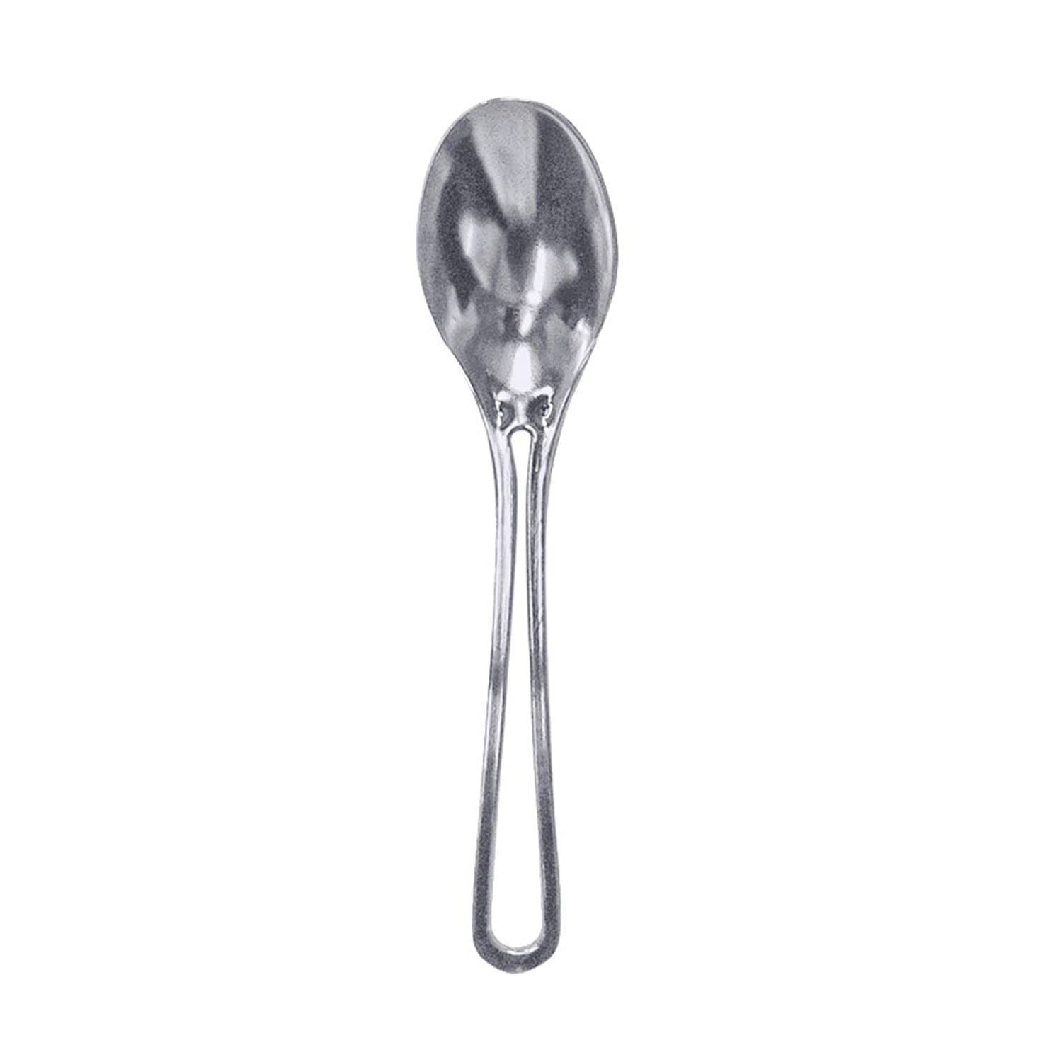 Modern Collection Contemporary Handle Tea Spoons Silver 20 Pack Disposable Spoons main product image