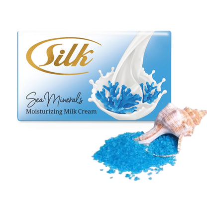 100g Silk Sea Mineraux Moisturizing  Milk Cream Soap