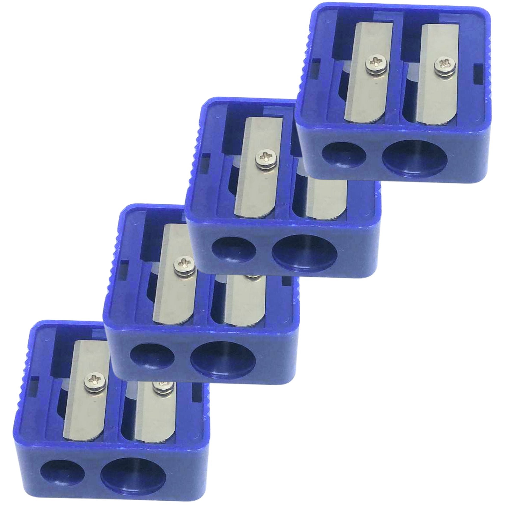Momtaz NY Dual Hole Eye Pencil Sharpener: 4 Pack makeup tools set Holiday Gift lips makeup Tools main product image