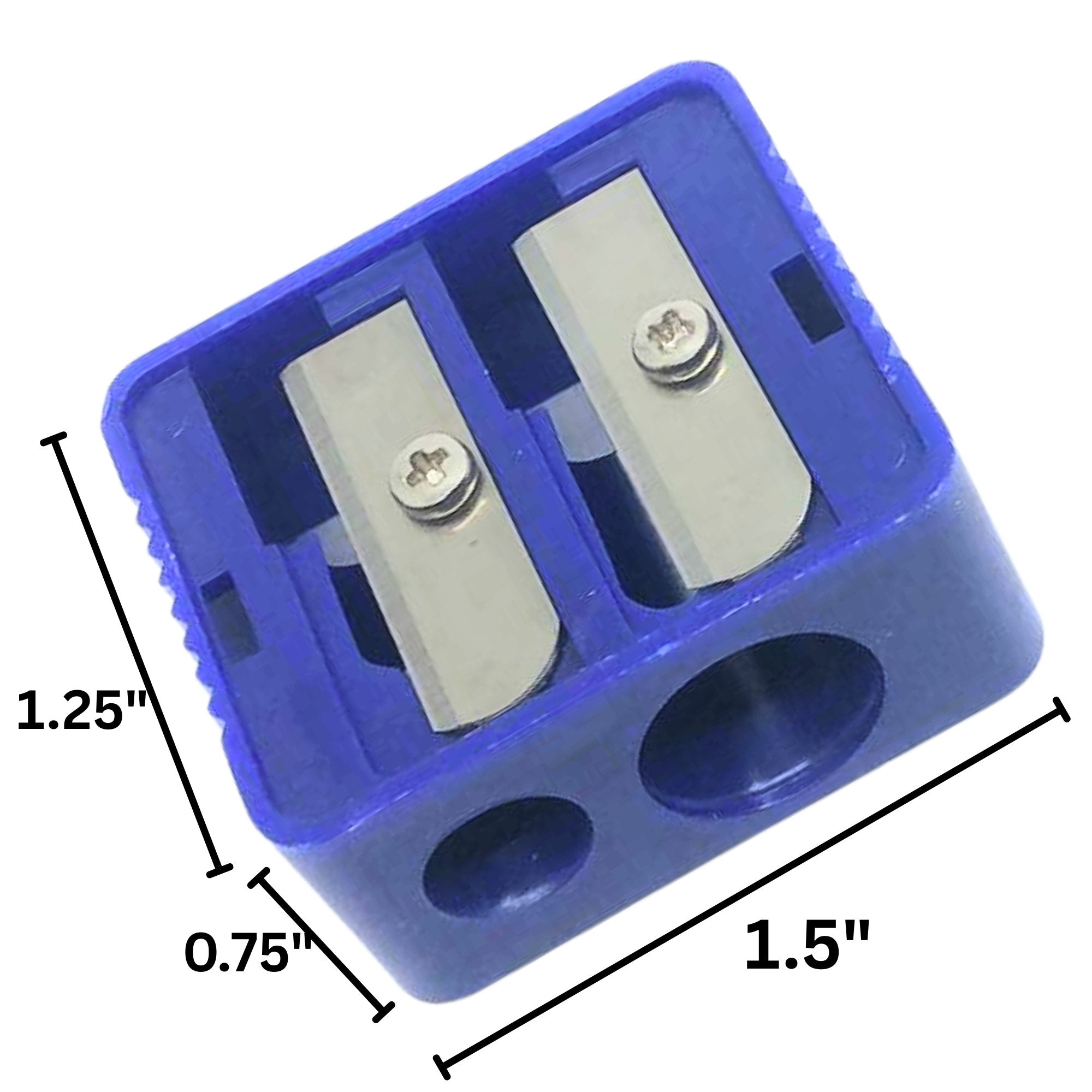 Momtaz NY Dual Hole Eye Pencil Sharpener: 4 Pack makeup tools set Holiday Gift lips makeup Tools product detail image