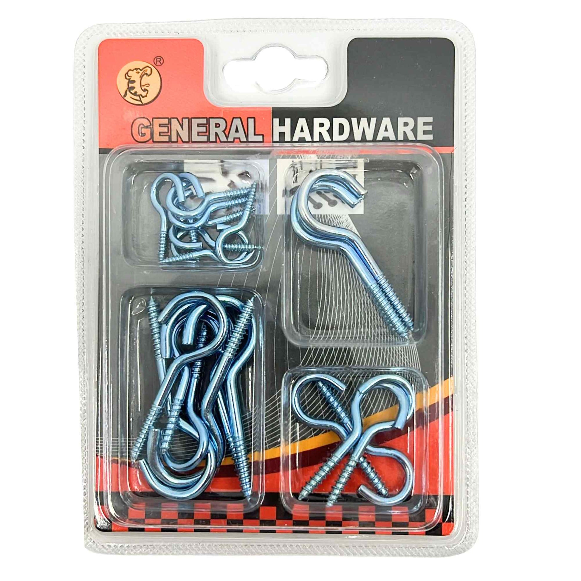 Sizes of Screw-In Ceiling Hooks