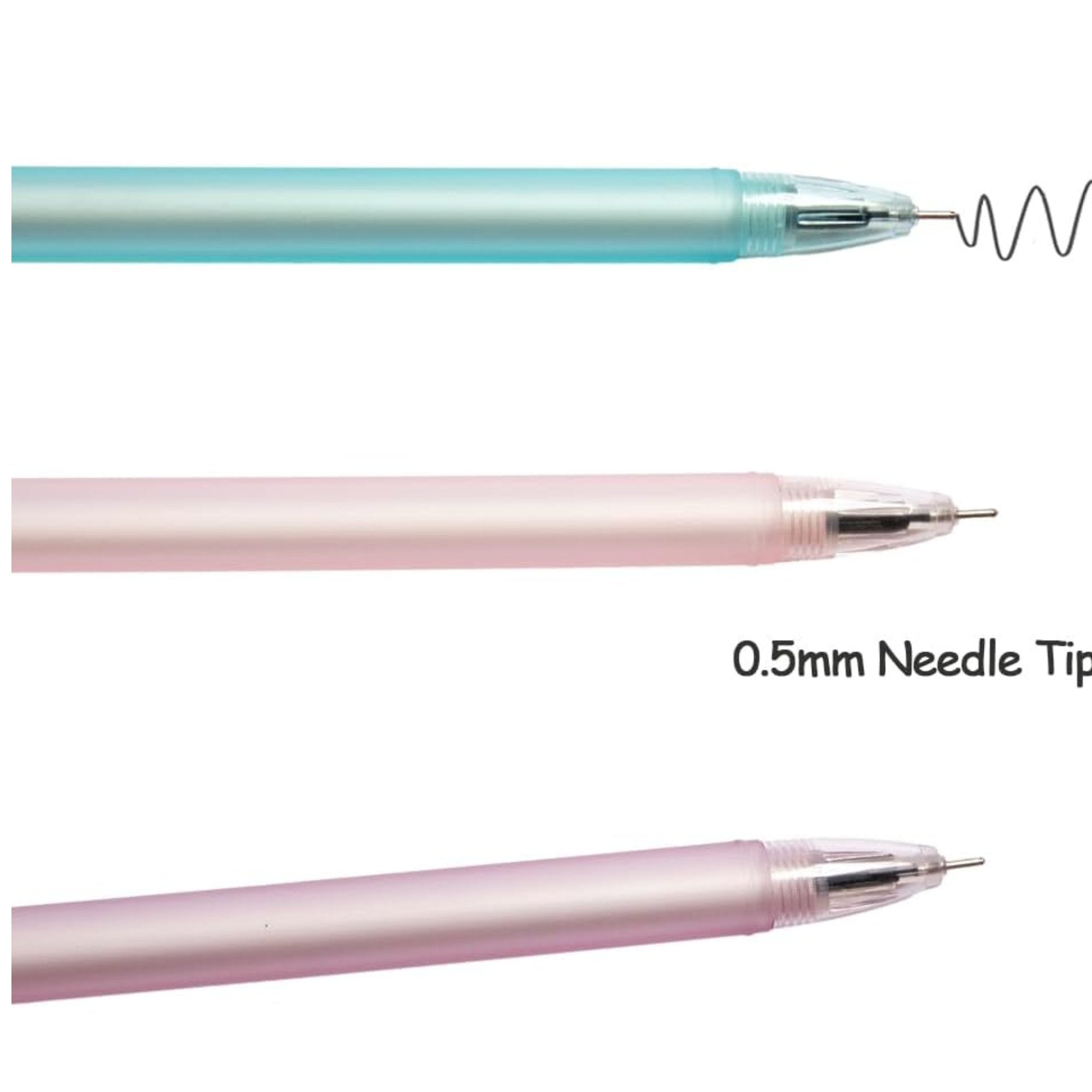 Colorful Mouse Design Gel Pens: 1 Pack lifestyle use image
