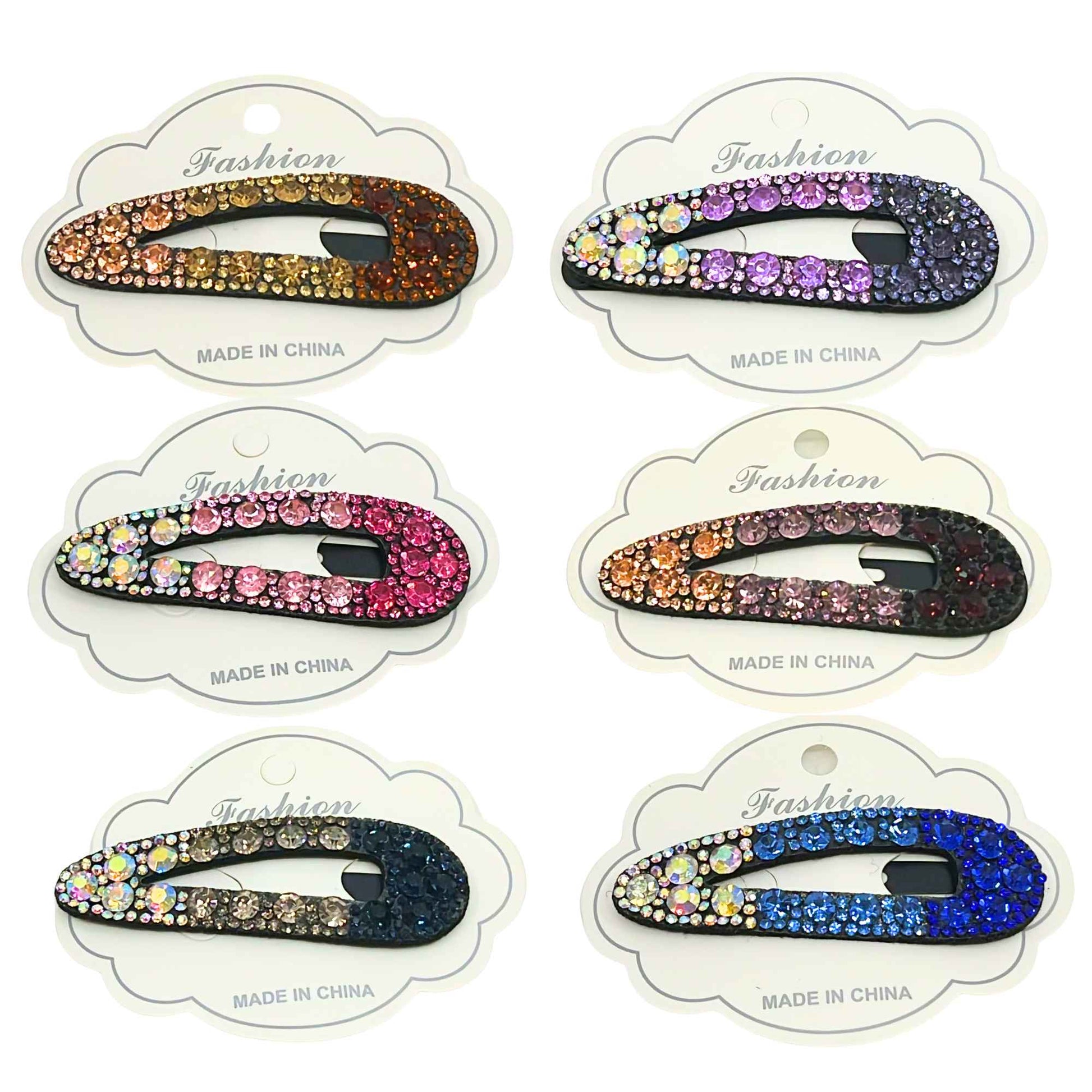 Three Tone Chimes Fancy Snap Hair Clip