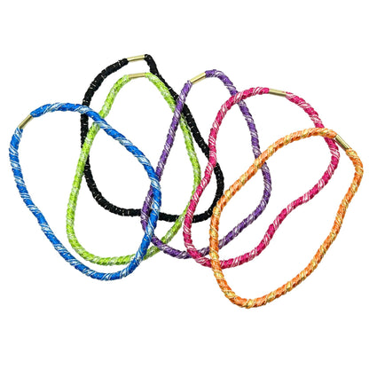 Large Multicolor 4" Hair Bands 6CT