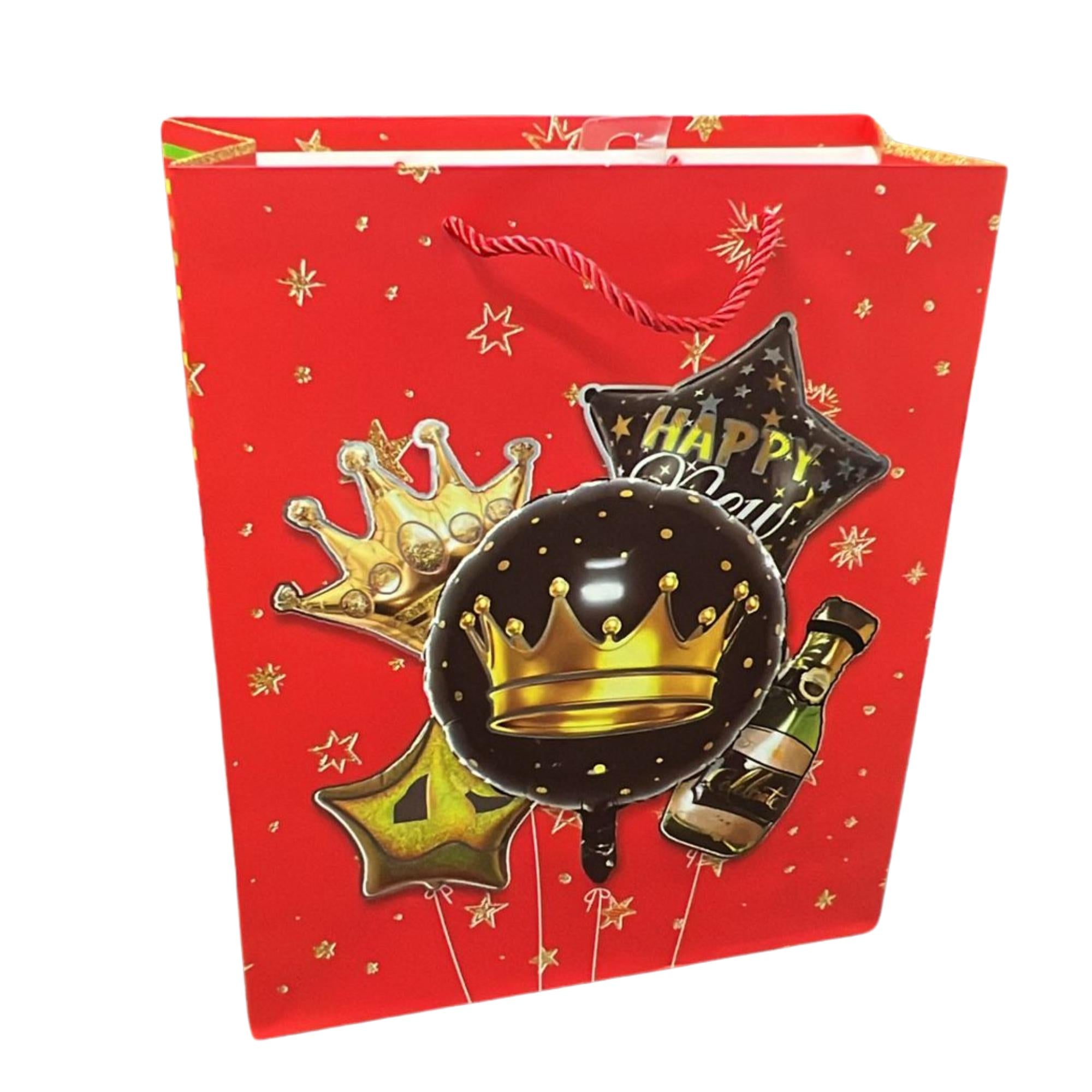 Bright Colorful Happy Birthday 10x13 Gift Bag: 1 Pack Gift Bags product image 9