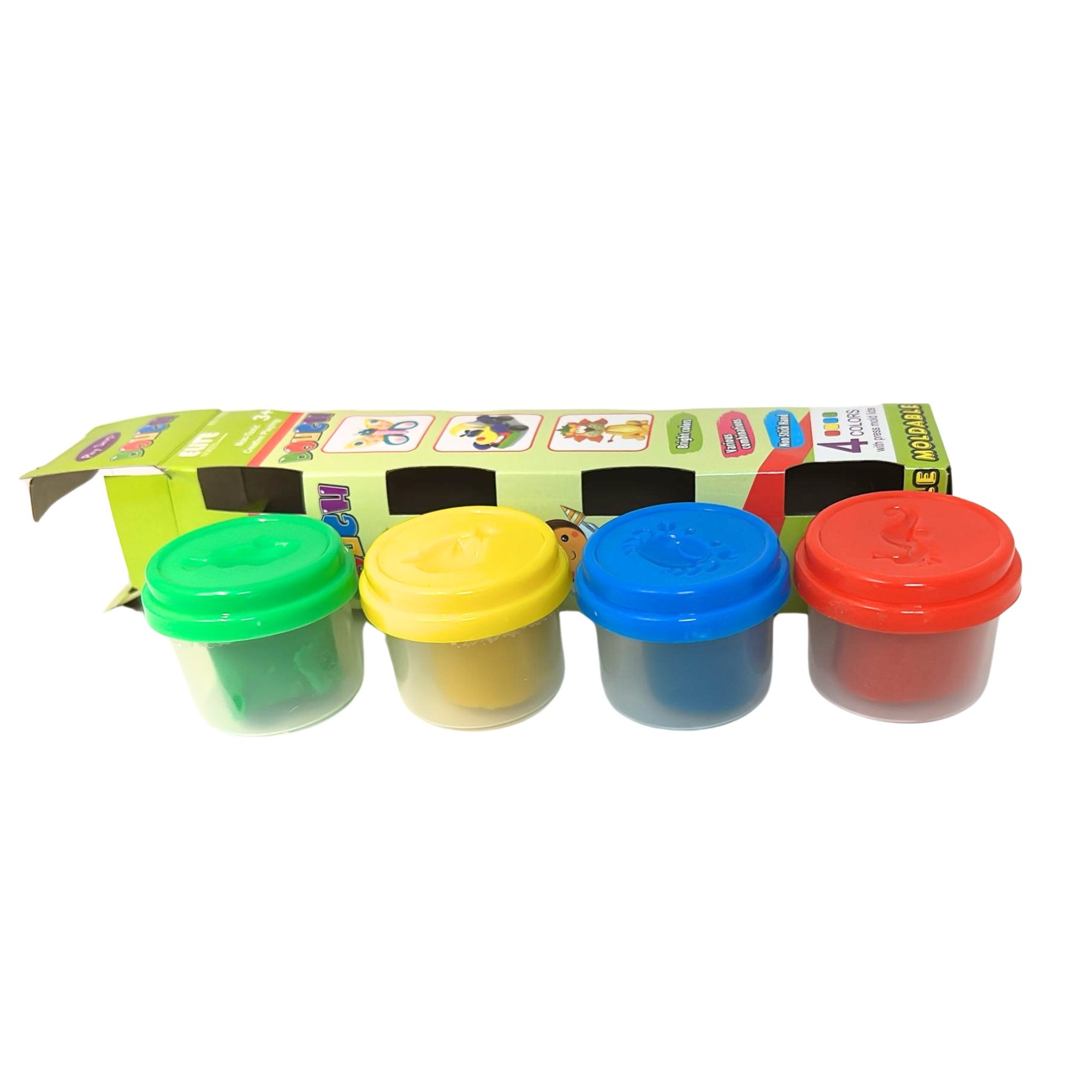Multiple Colors Non Toxic Molding Dough: 4 Pack Clay & Moulding Dough product detail image