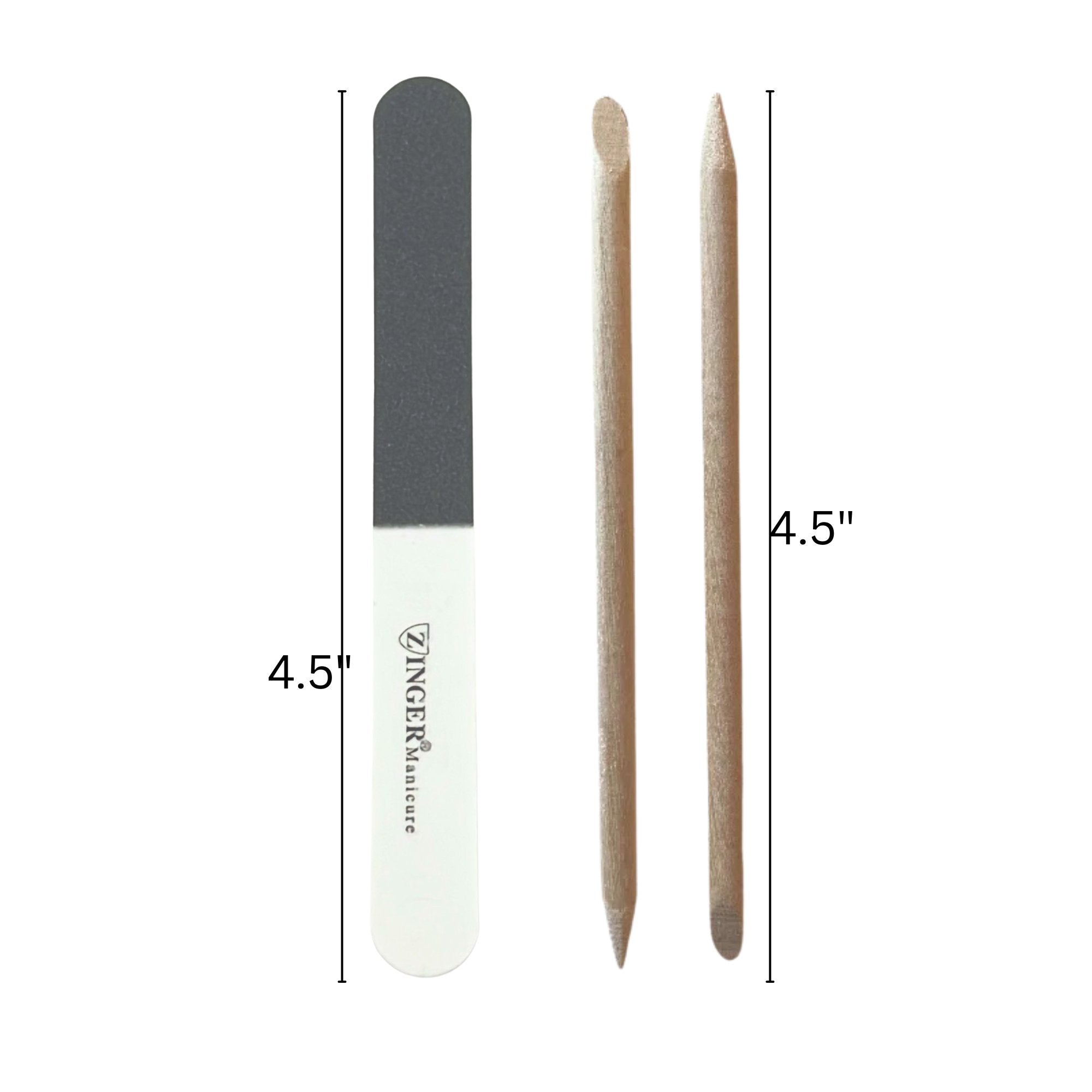 Nail Care Set for Manicure & Pedicure: 3 Pack Cuticle Pushers product detail image