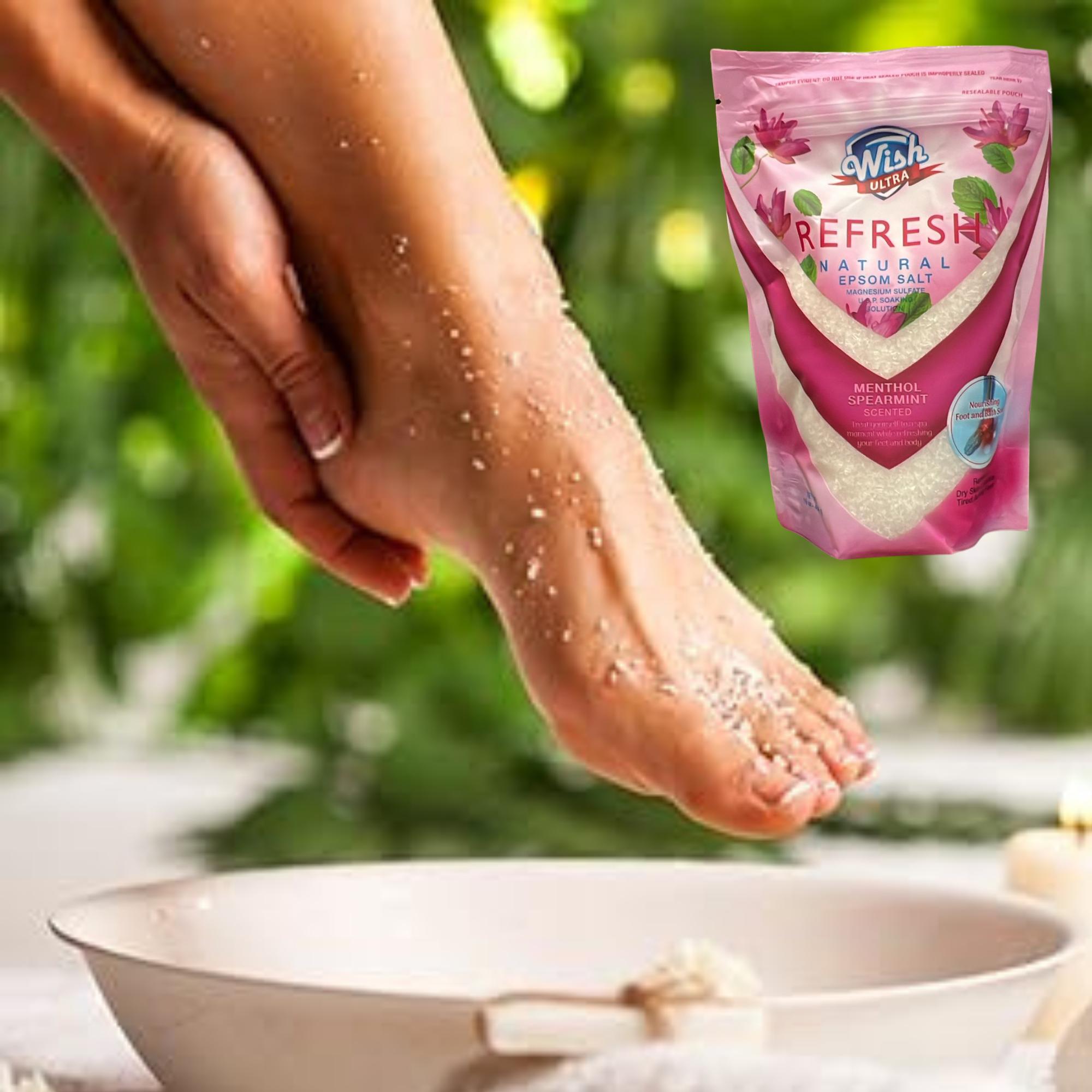 16oz Wish Refresh Natural Epsom Salt :1 Pack Bath Additives Bath&Body Bathroom Epsom lifestyle use image