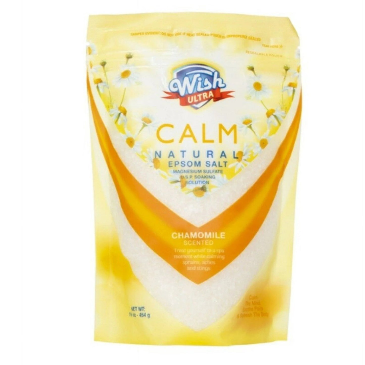 16oz Wish Calm Natural Epsom Salt
