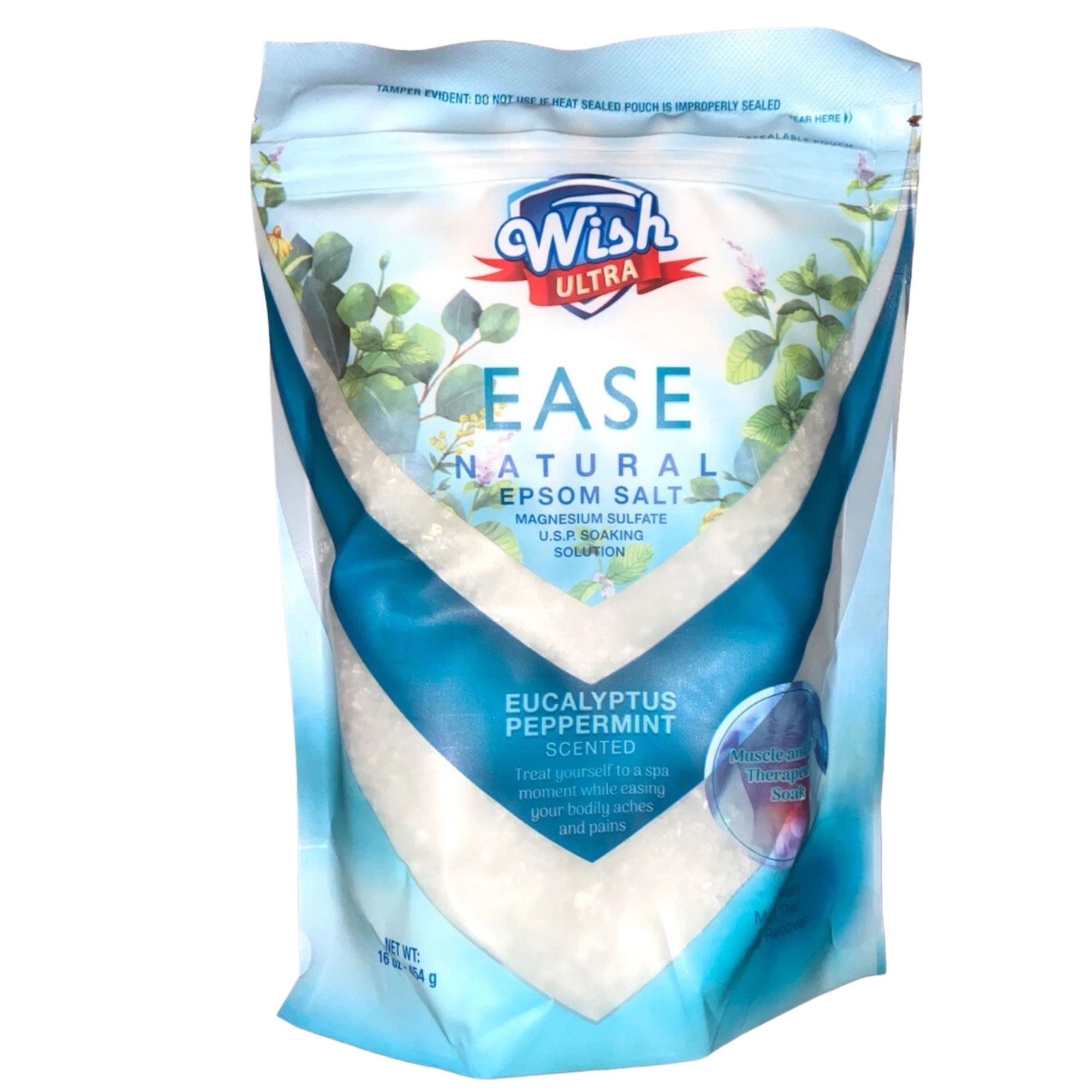 16oz Wish Ease Natural Epsom Salt :1 Pack Bath Additives Bath&Body Bathroom Epsom main product image