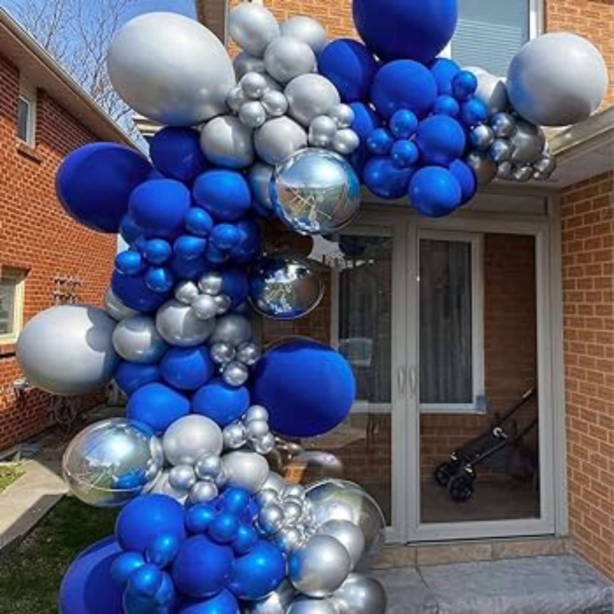 12" Helium Quality Natural Latex Balloons Gray 10 Pack product image 5