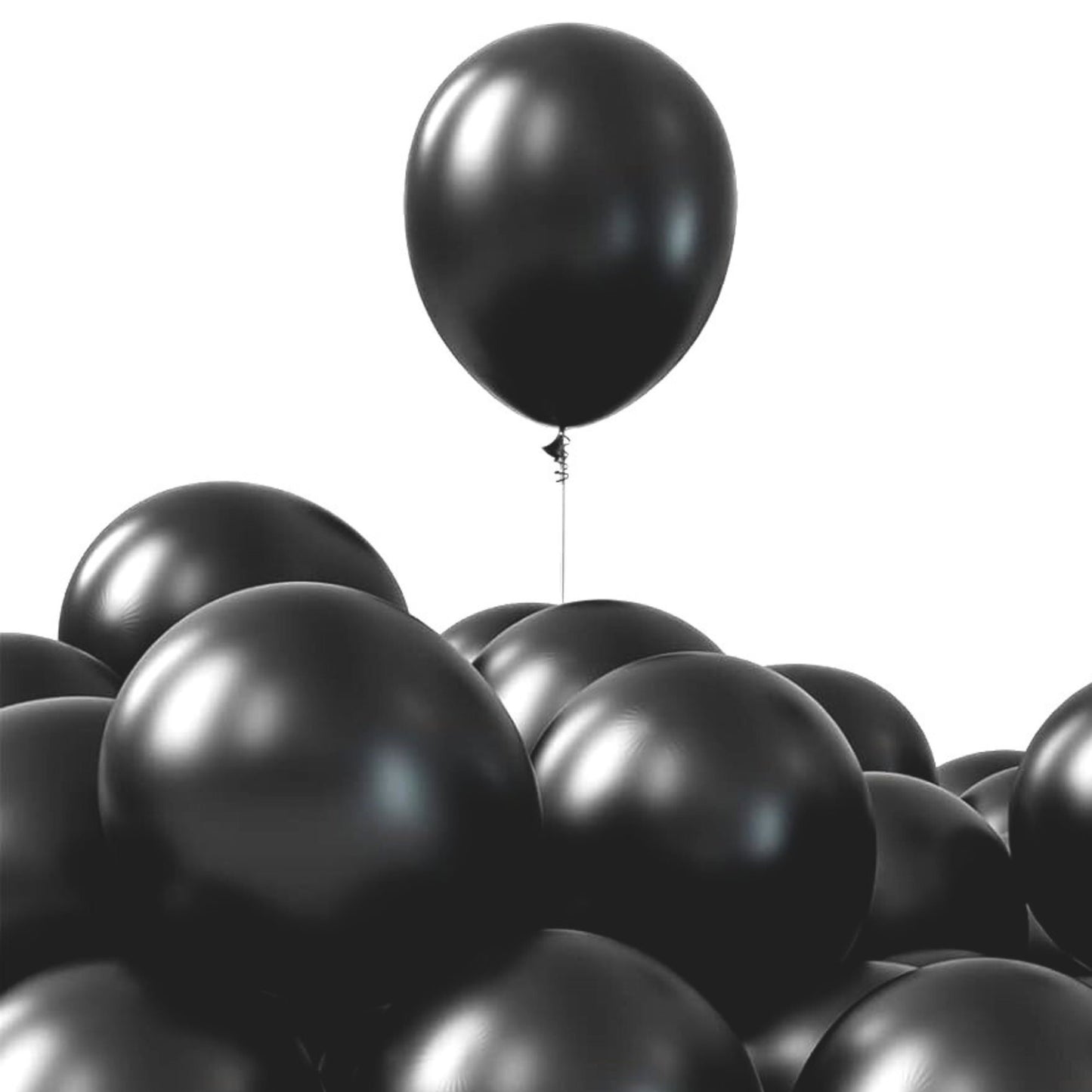 Miler black helium-quality natural latex balloons