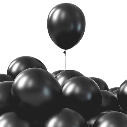 Miler black helium-quality natural latex balloons