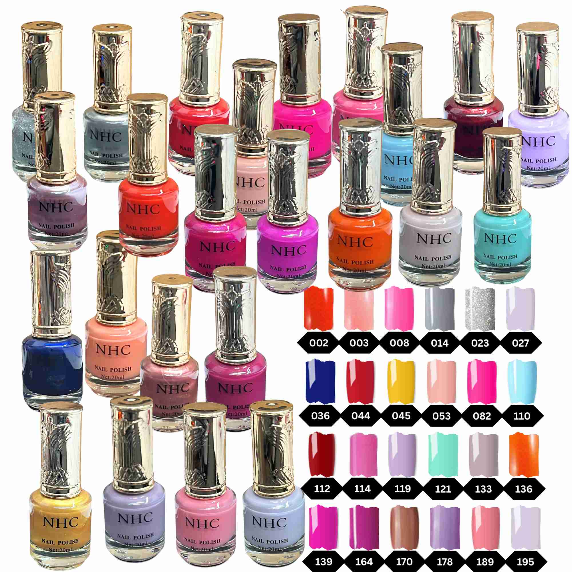 NHC Nail Color 20ml Long Lasting High Shine Nail Polish – 1 Pack Nail Polishes Holiday Gift makeup Nail Polish main product