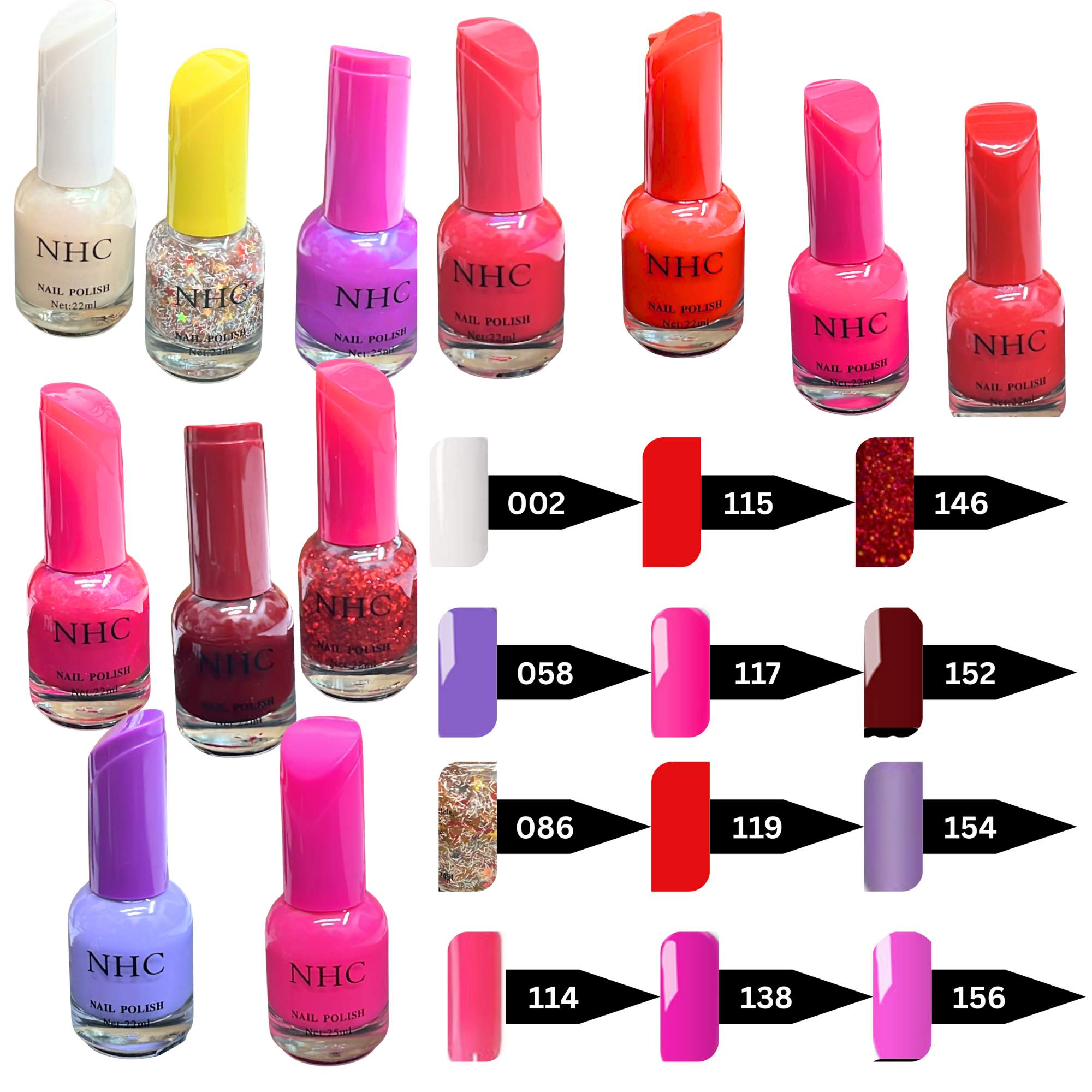 NHC Nail Color 22ml Long Lasting High Shine Nail Polish: 1 Pack Nail Polishes Holiday Gift makeup Nail Polish main product