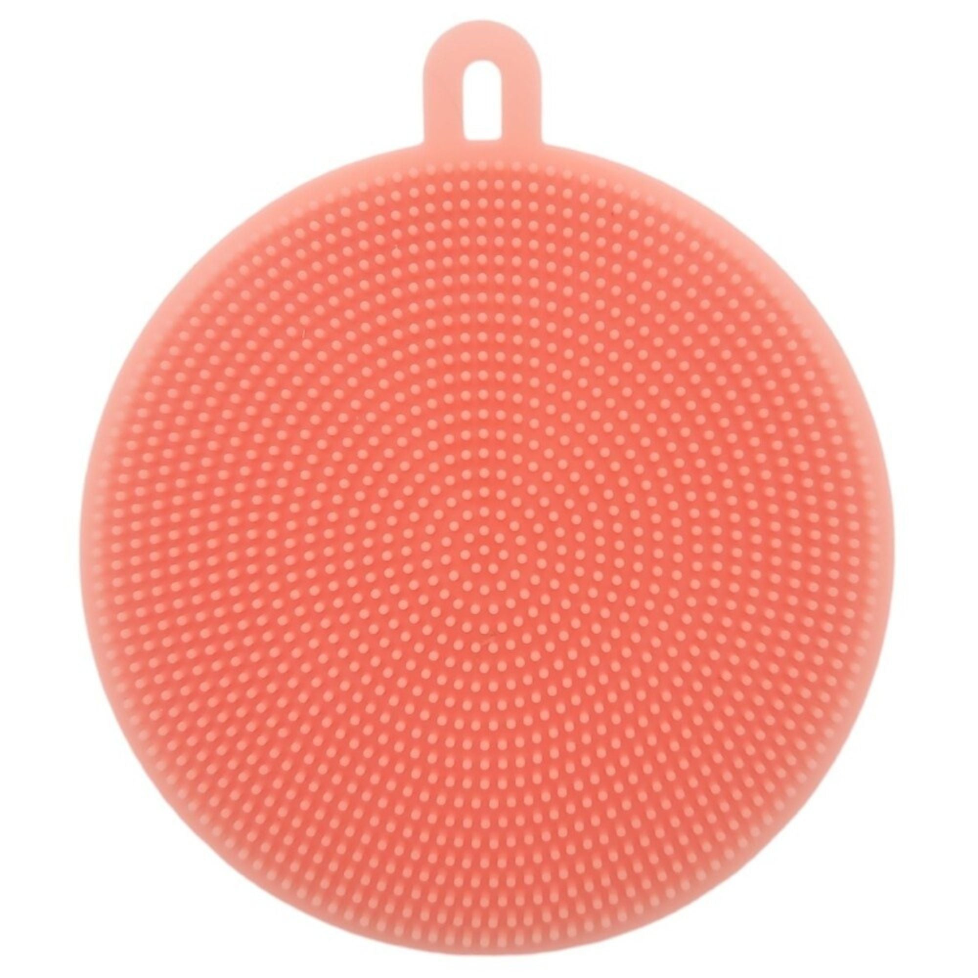 4.3" Round Silicone Sponge Scrubber: 1 Pack Sponges & Scouring Pads Kitchen Accessories product image 6