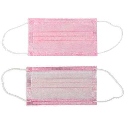 Disposable 3-Ply Face Masks with Elastic Earloops