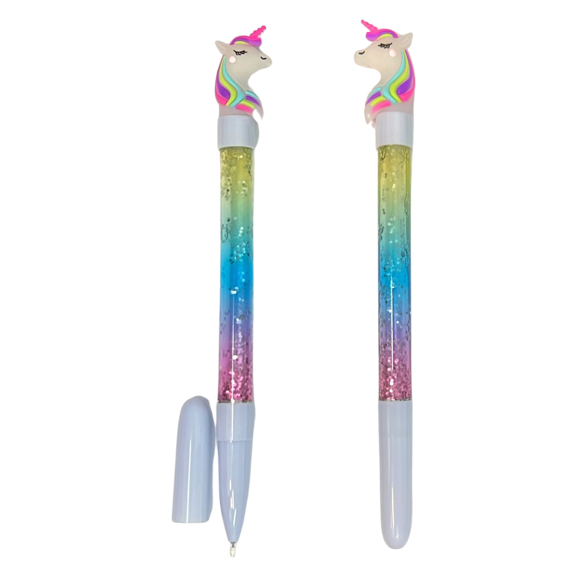 Unicorn Glitter Blue Ink Pen: 1 Pack Ballpoint Pens Ballpoint Pens School product image 6