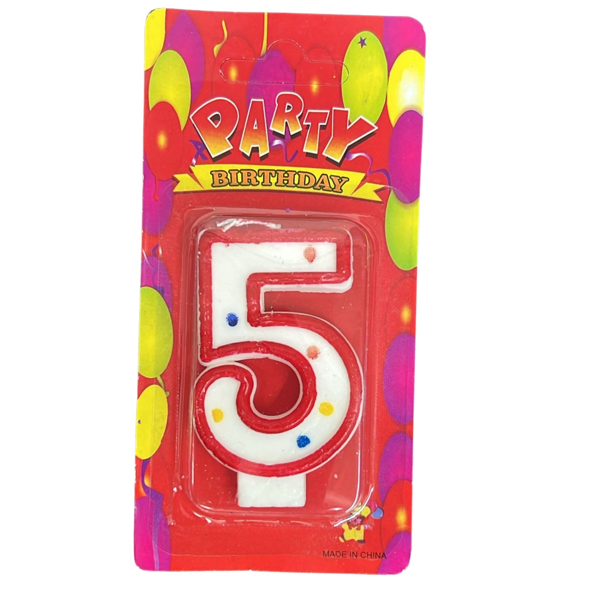 Birthday Number-5 Cake Candle