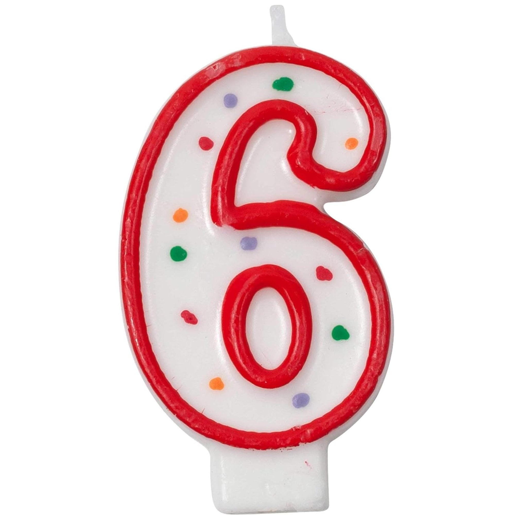 Birthday Number 6 Cake Candle: 1 Pack Birthday Candle Birthday Candle Birthdays product detail image