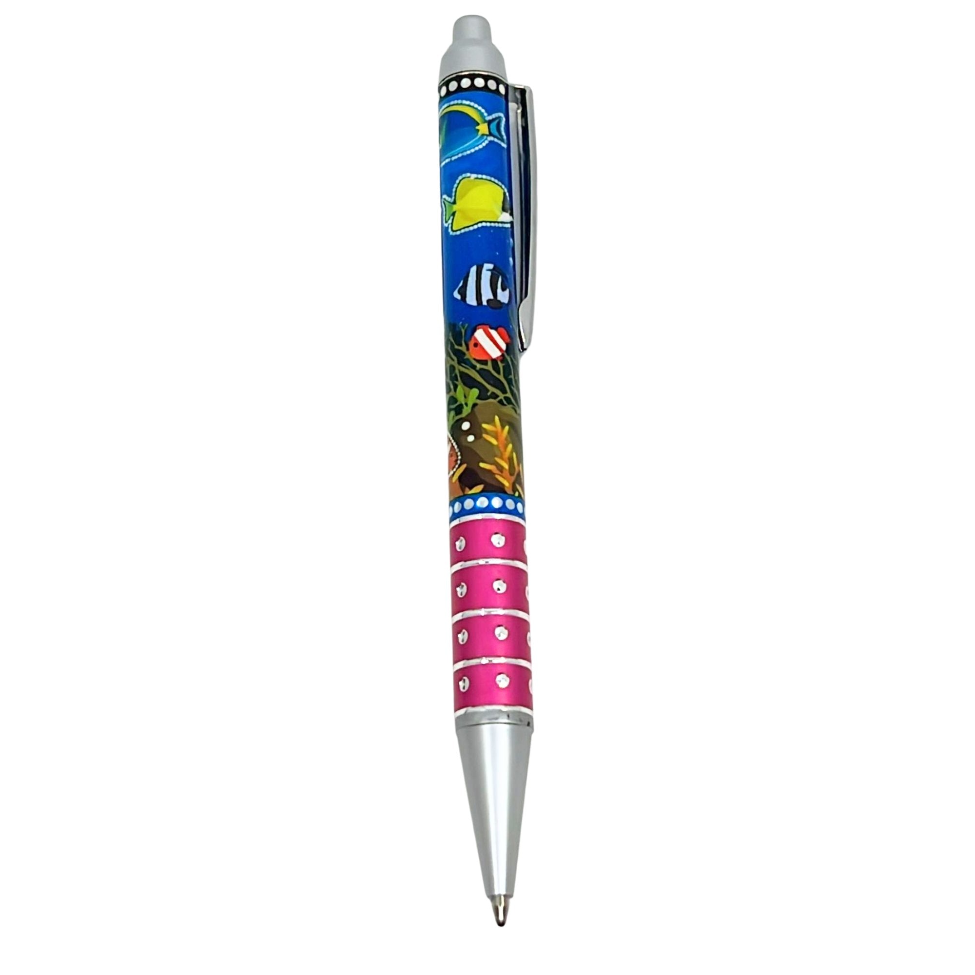 Ocean Lover's Pen with Soft Grip: 1 Pack Ballpoint Pens Ballpoint Pens School lifestyle use image