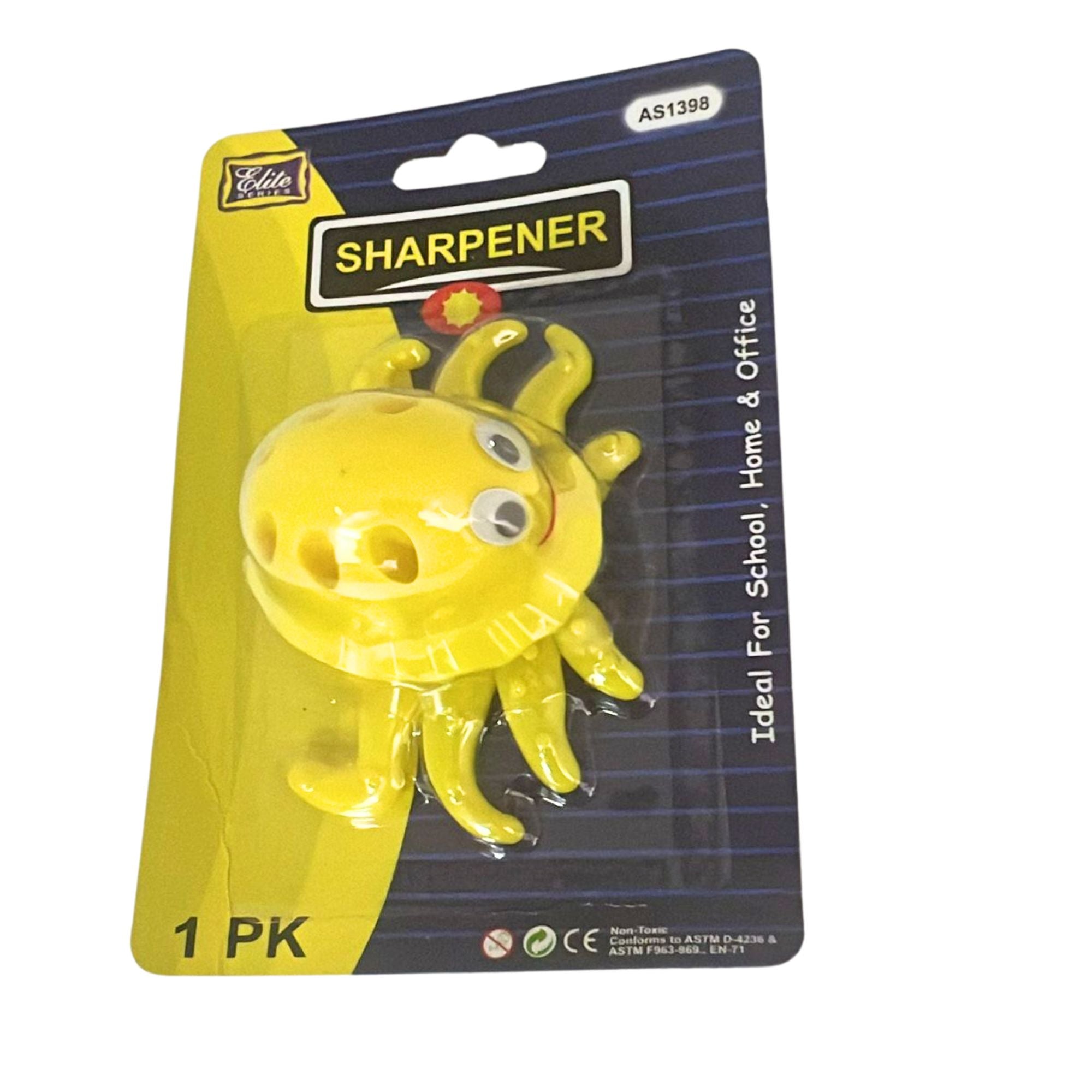 Octopus Shape Beautiful Single Pencil Sharpener: 1 Pack Pencil Sharpeners product image 5