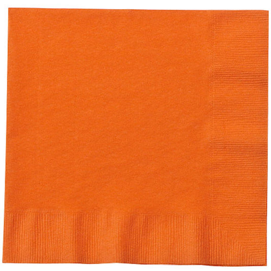 Orange Lunch Napkins