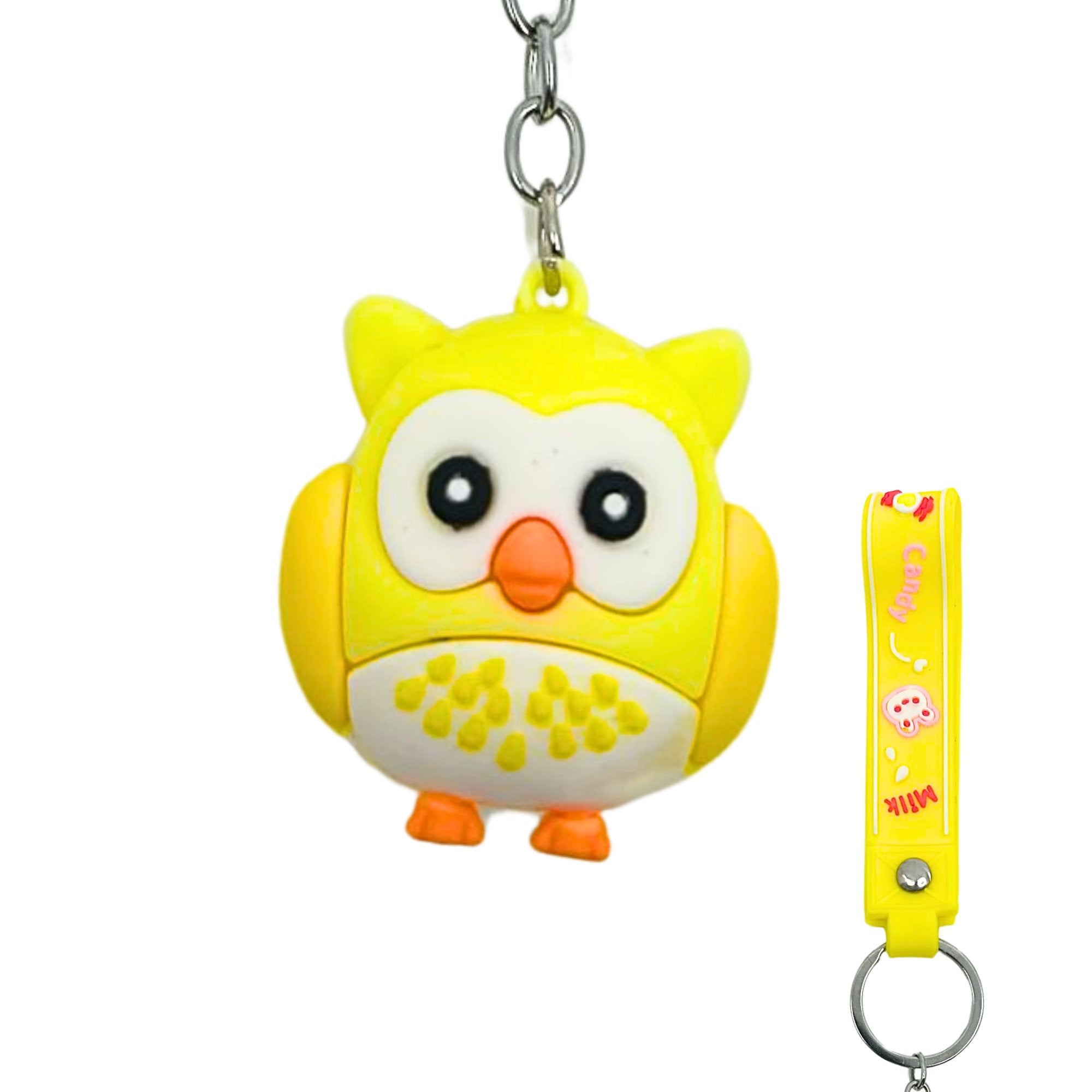Owl Key Chain – Fun and Colorful Accessory for Sweet Style on the Go: 1 Pack Keychain Novelty & Souvenir Catalog size and