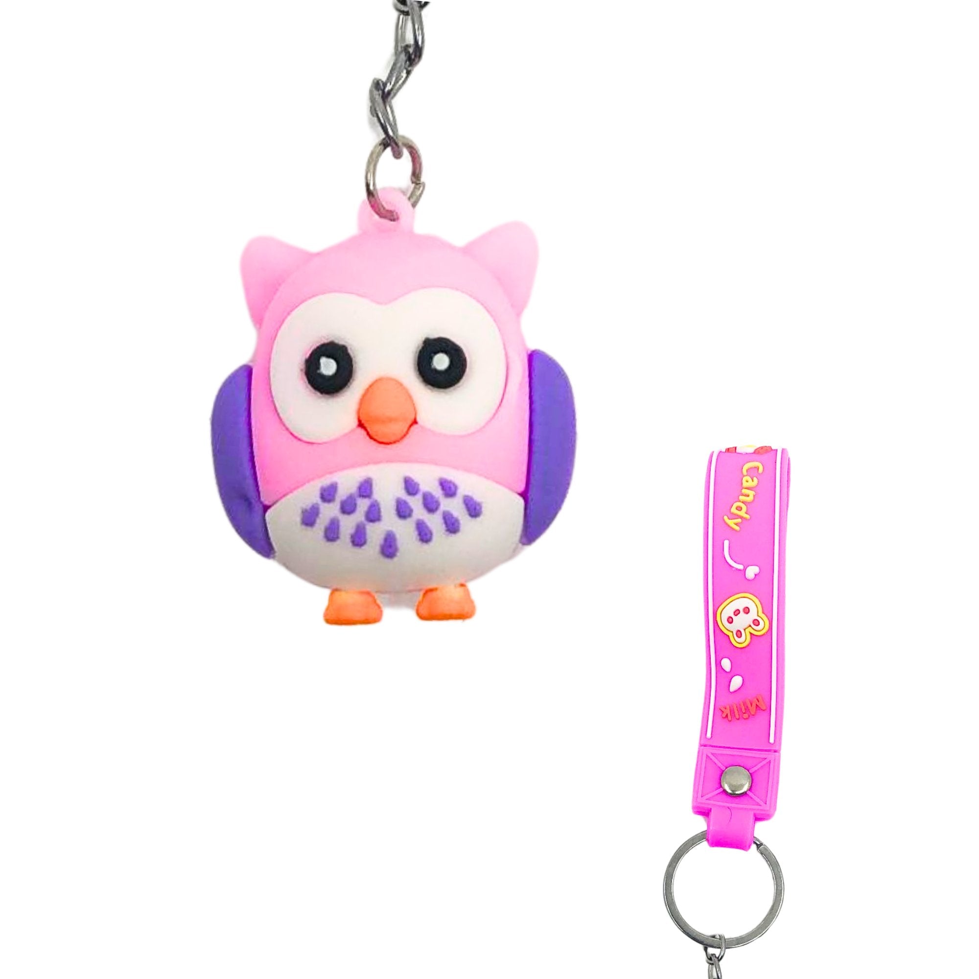Owl Key Chain – Fun and Colorful Accessory for Sweet Style on the Go: 1 Pack Keychain Novelty & Souvenir Catalog product