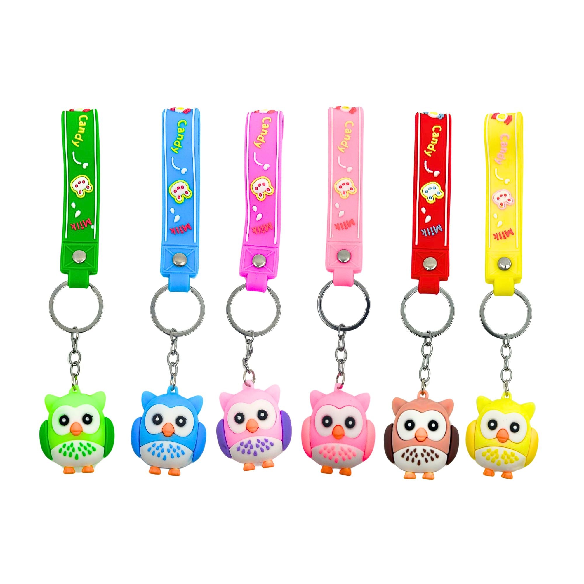 Owl Key Chain – Fun and Colorful Accessory for Sweet Style on the Go: 1 Pack Keychain Novelty & Souvenir Catalog main