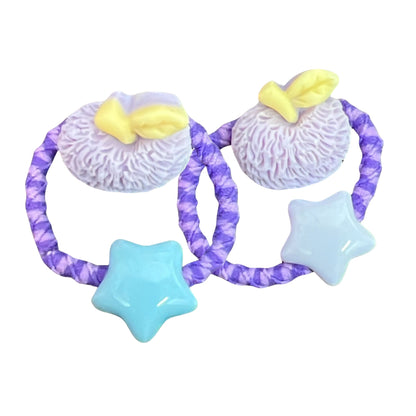 Pair of Small Apple-Shaped Hair Bands