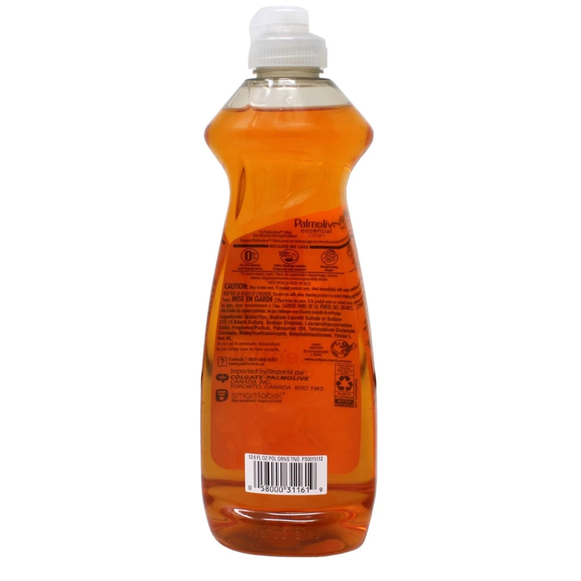 Palmolive Essential Clean Liquid Dish Soap, Tangerine Scent, 12.6 fl oz Dish Detergent & Soap Dish Soap Feature product