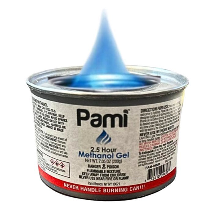 PAMI Methanol Gel Cooking Fuel 7.5 oz 2.5 hours: 1 Pack Chafing Fuel Cans product detail image